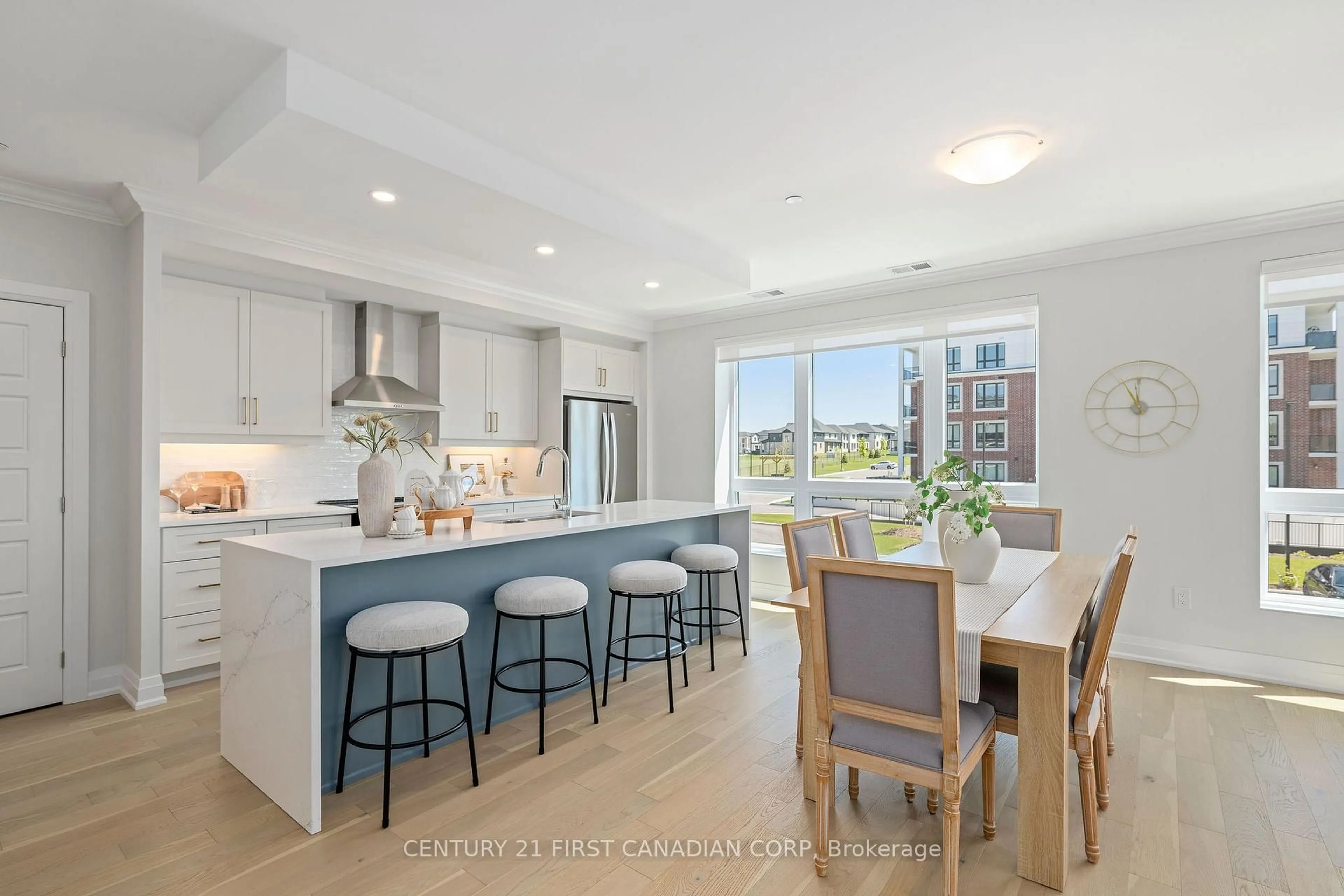 Open concept kitchen, ceramic/tile floor for 1975 Fountain Grass Dr #204, London South Ontario N6K 0M3