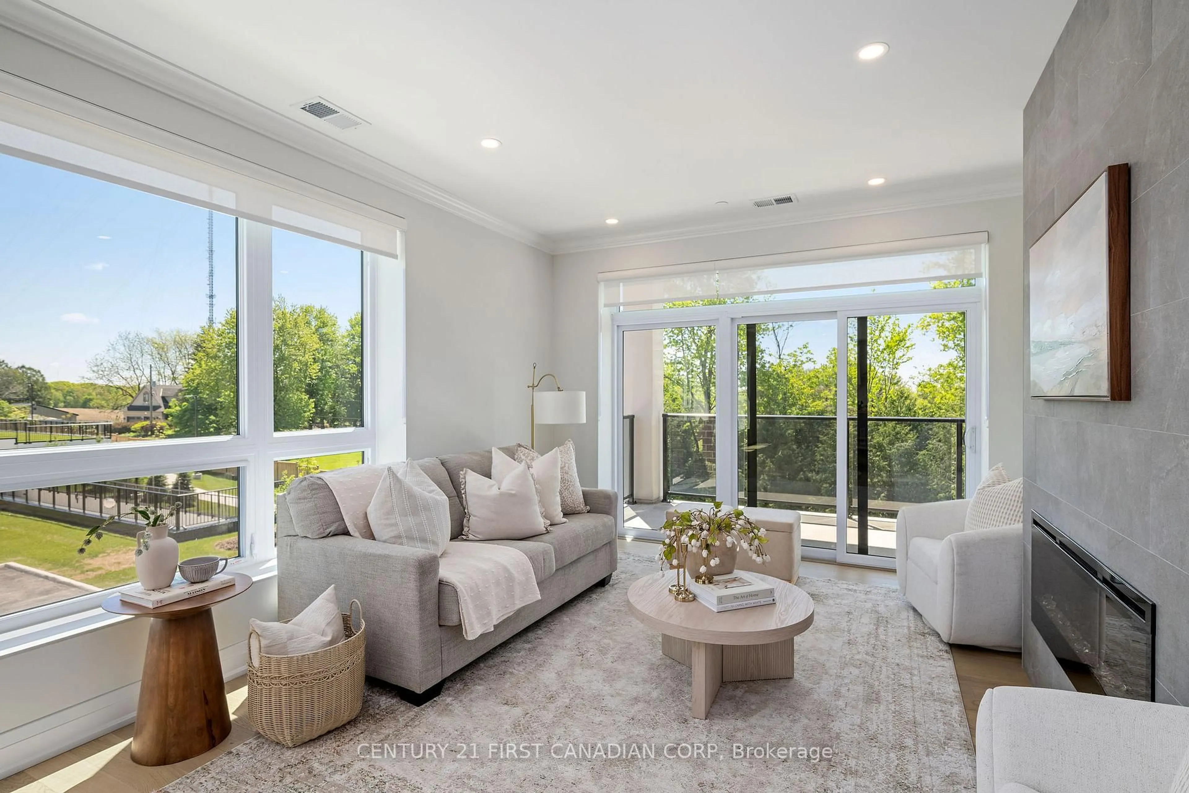 Living room with furniture, unknown for 1975 Fountain Grass Dr #204, London South Ontario N6K 0M3
