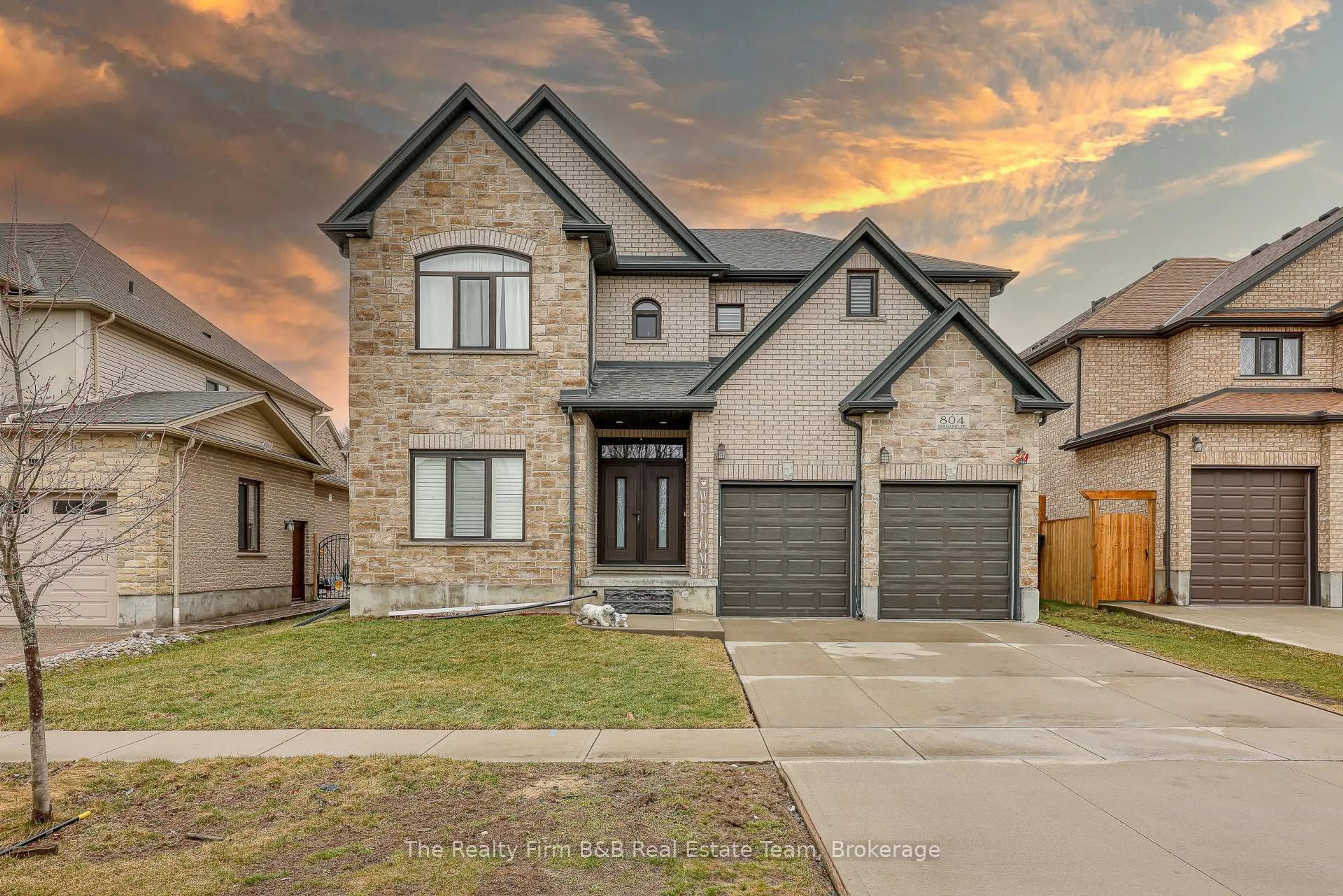 Home with brick exterior material, street for 804 Normandy Dr, Woodstock Ontario N4T 0E6