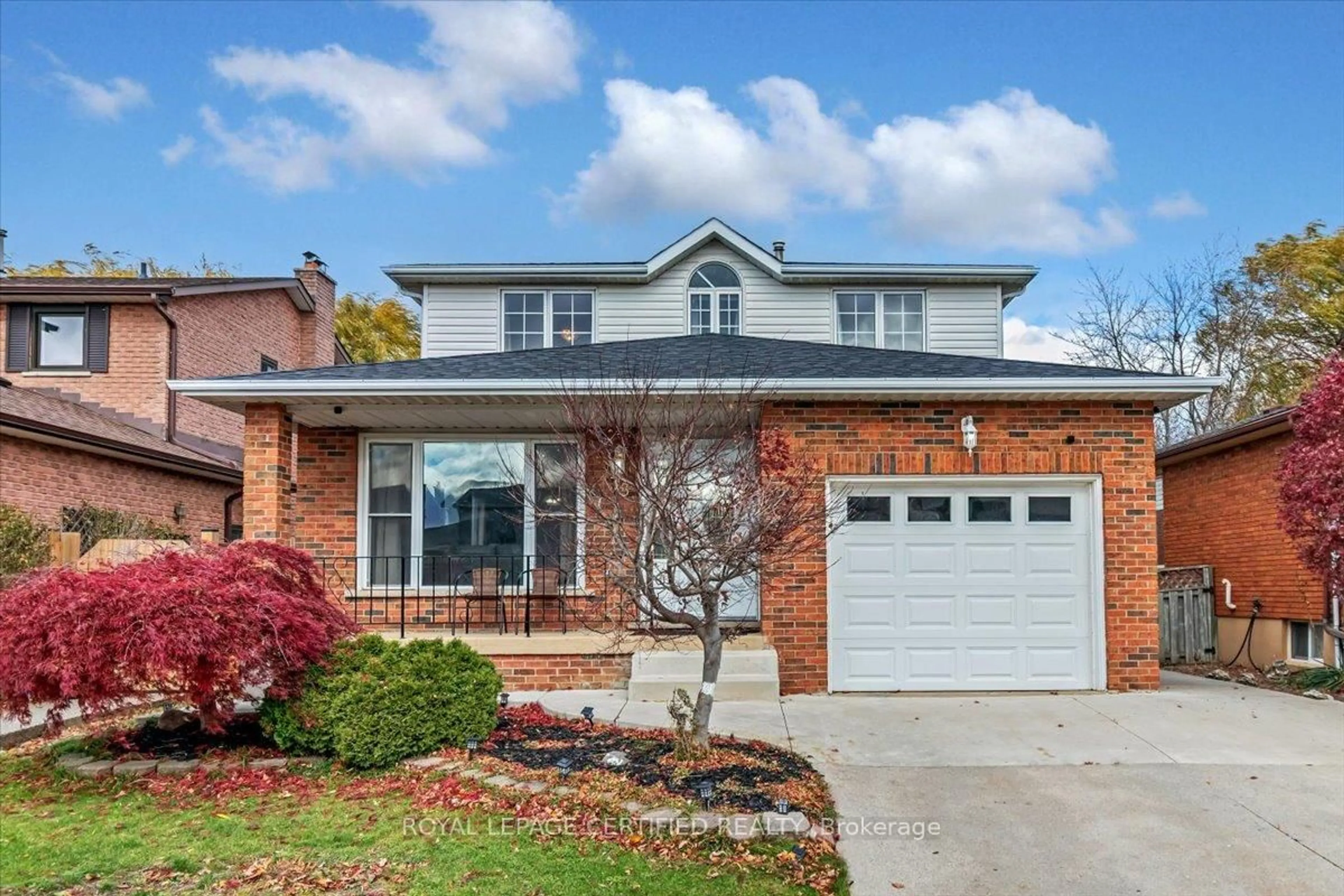 Home with brick exterior material, street for 35 Trenholme Cres, Hamilton Ontario L8W 2L4