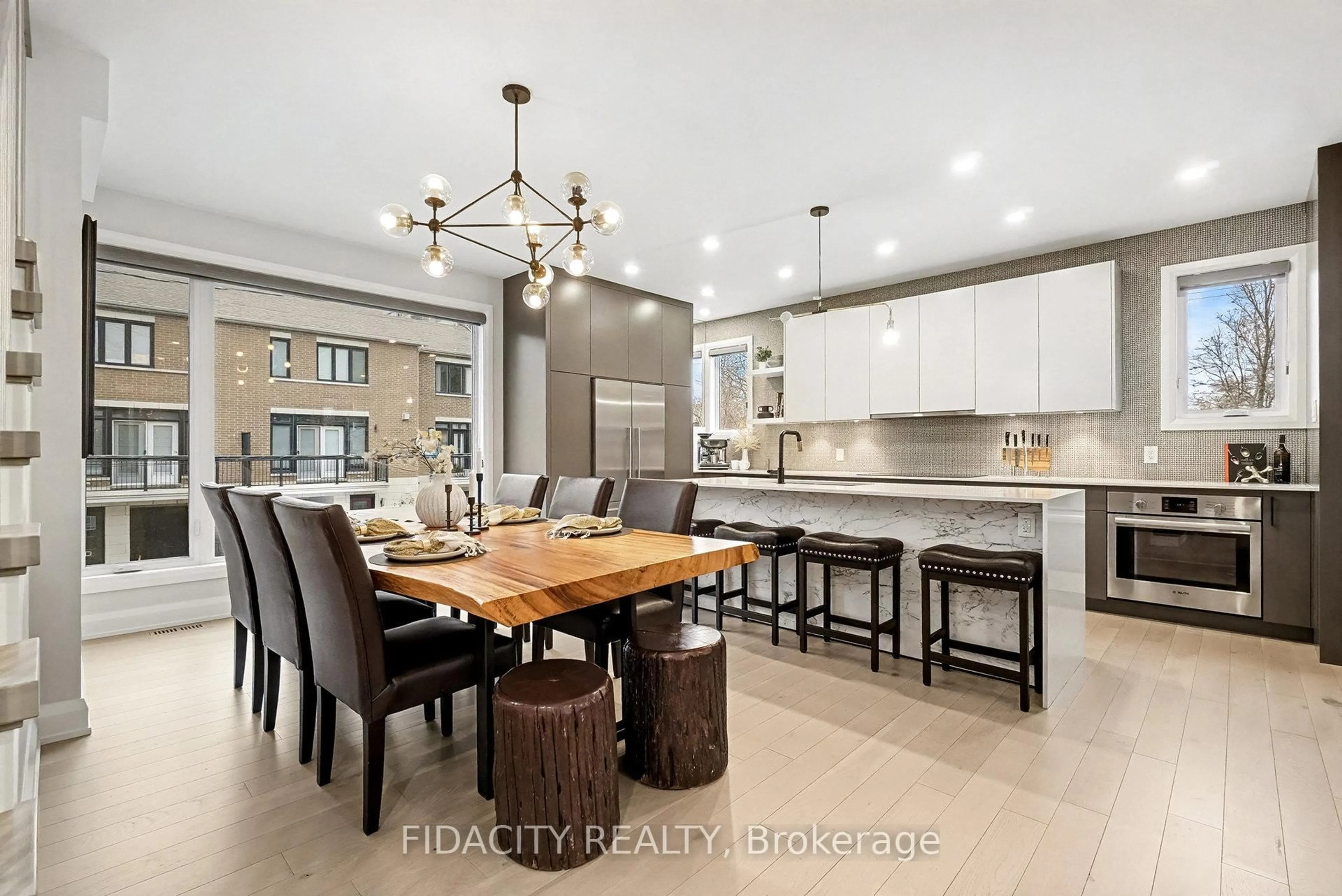 Open concept kitchen, ceramic/tile floor for 103 Tay St, Ottawa Ontario K2A 2H1