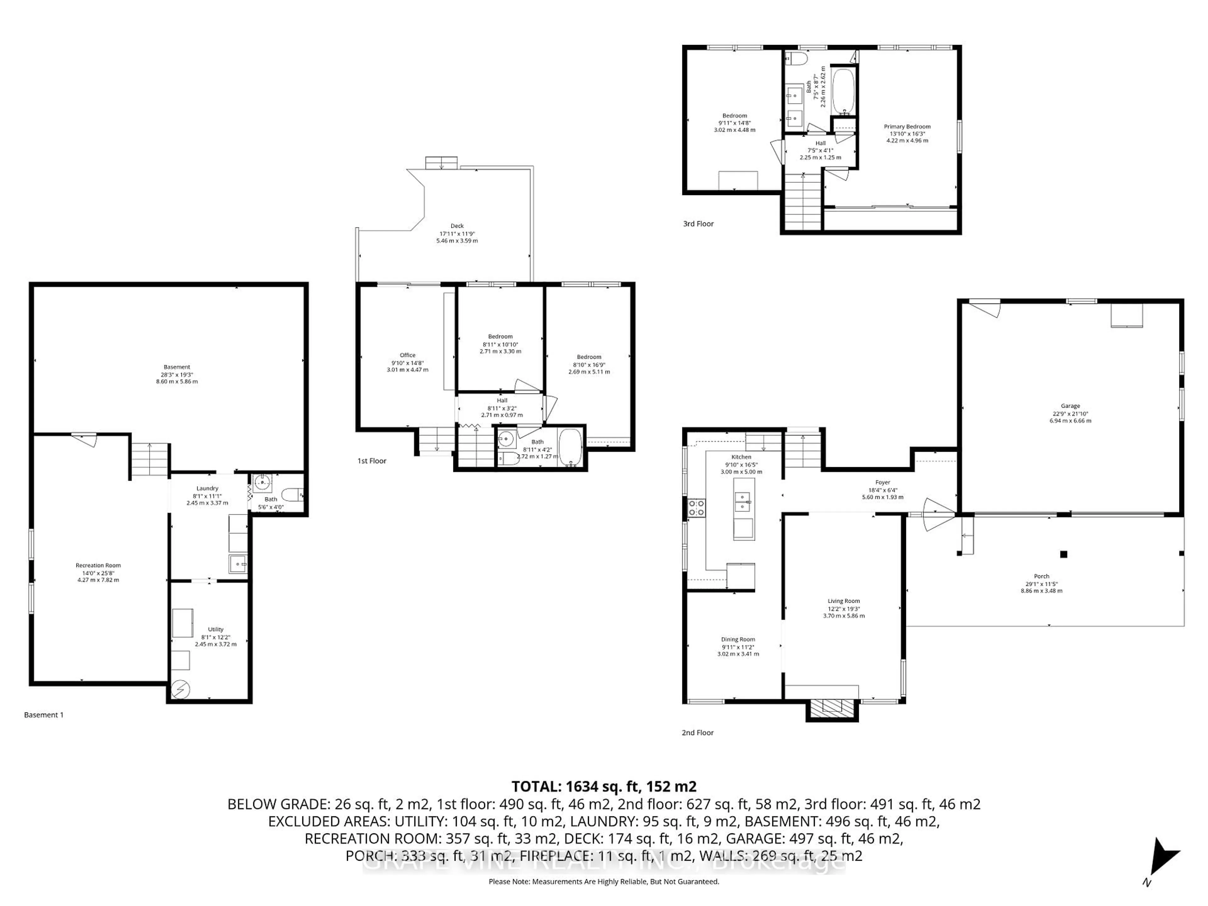 Floor plan for 24 Lansfield Way, Ottawa Ontario K2G 3V8