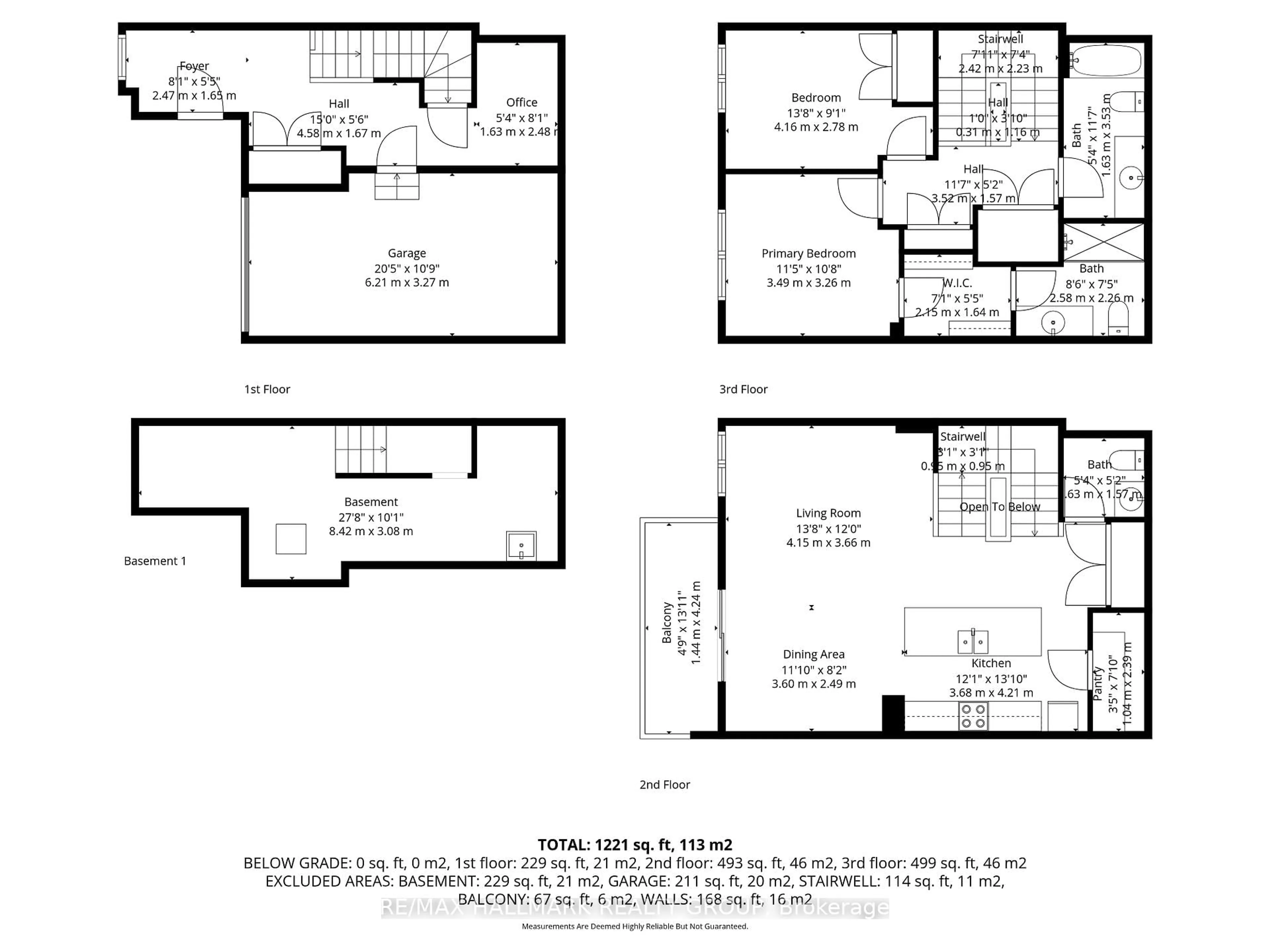 Floor plan for 210 Hawkmere Way, Ottawa Ontario K1T 0R5