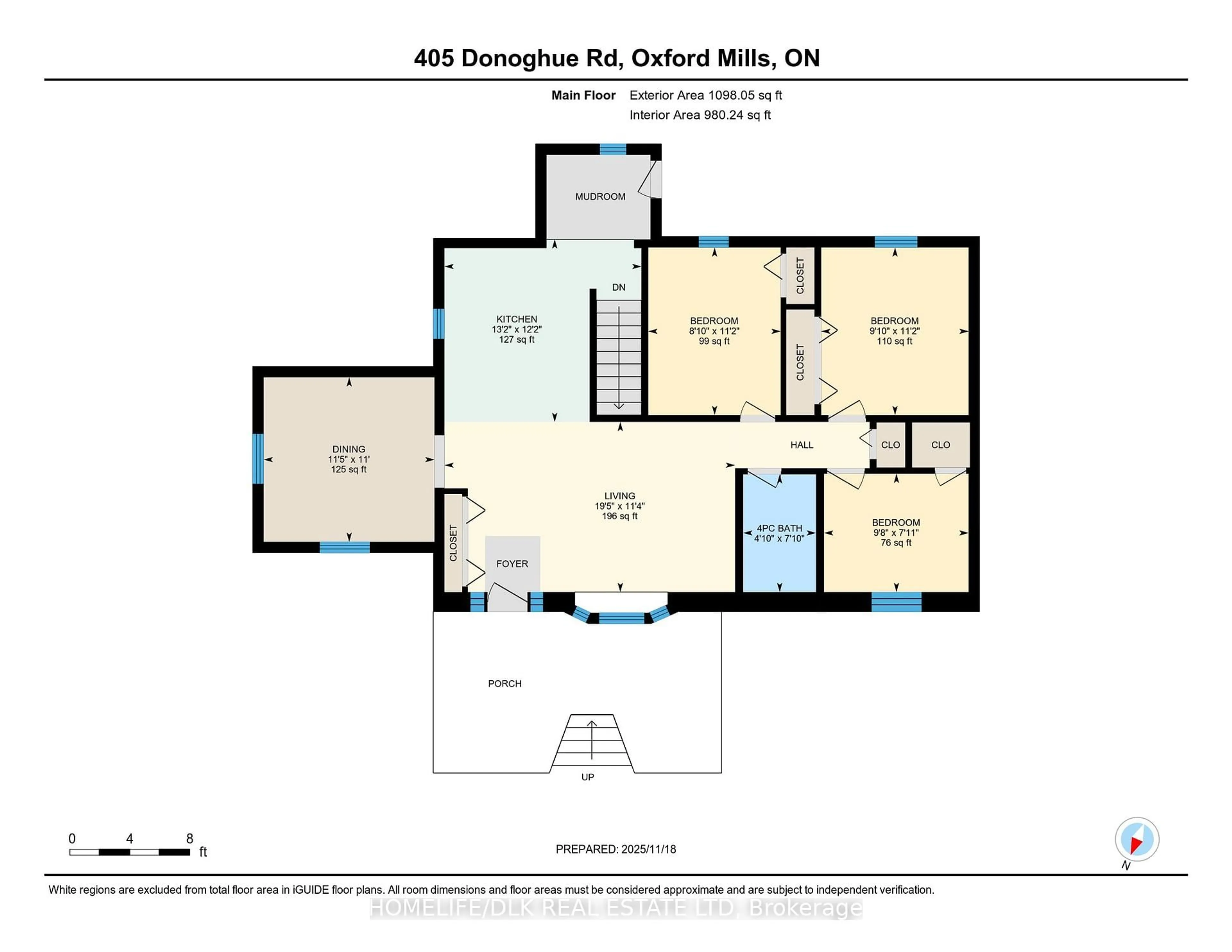 Floor plan for 405 Donoghue Rd, North Grenville Ontario K0G 1S0