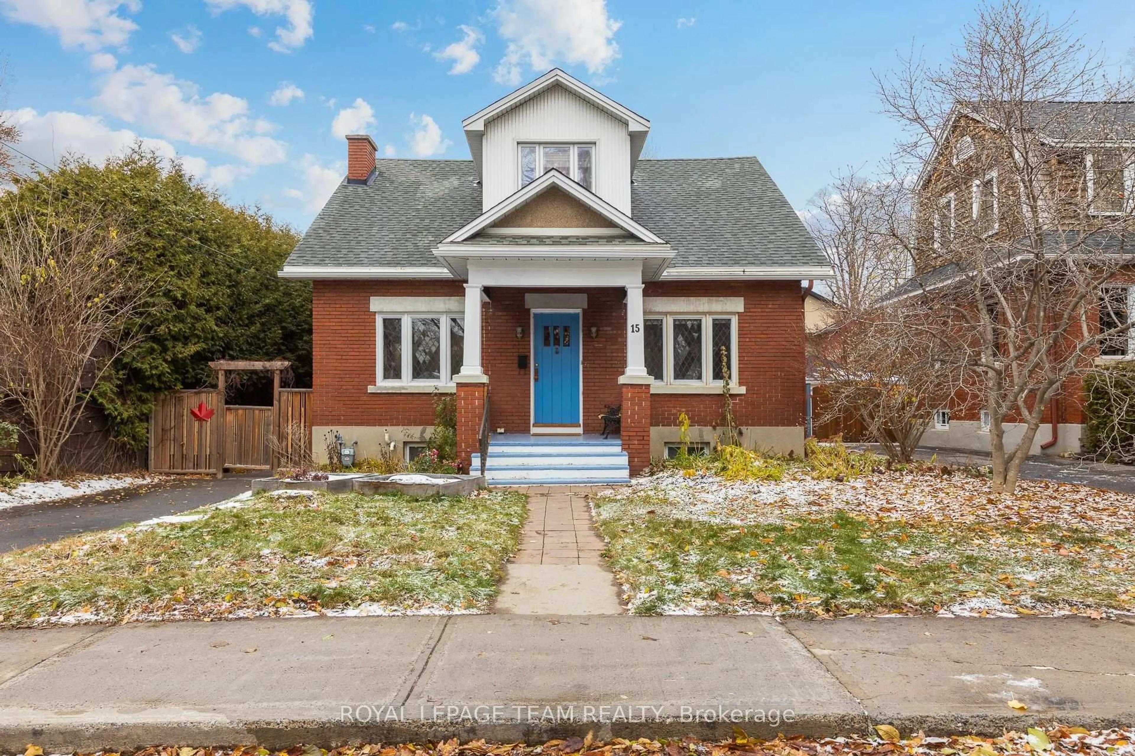 Home with brick exterior material, street for 15 Helena St, Ottawa Ontario K1Y 3M7