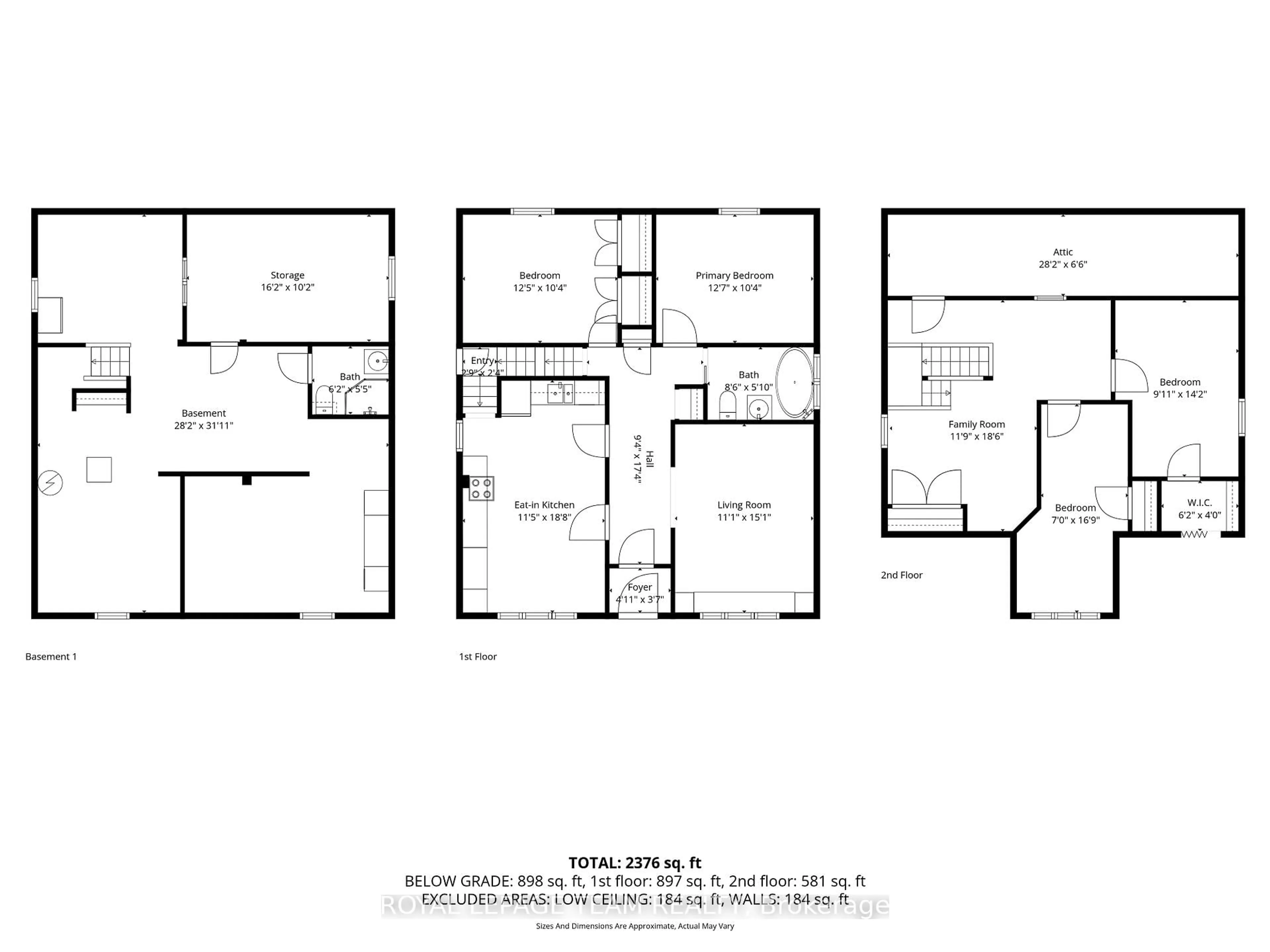 Floor plan for 15 Helena St, Ottawa Ontario K1Y 3M7