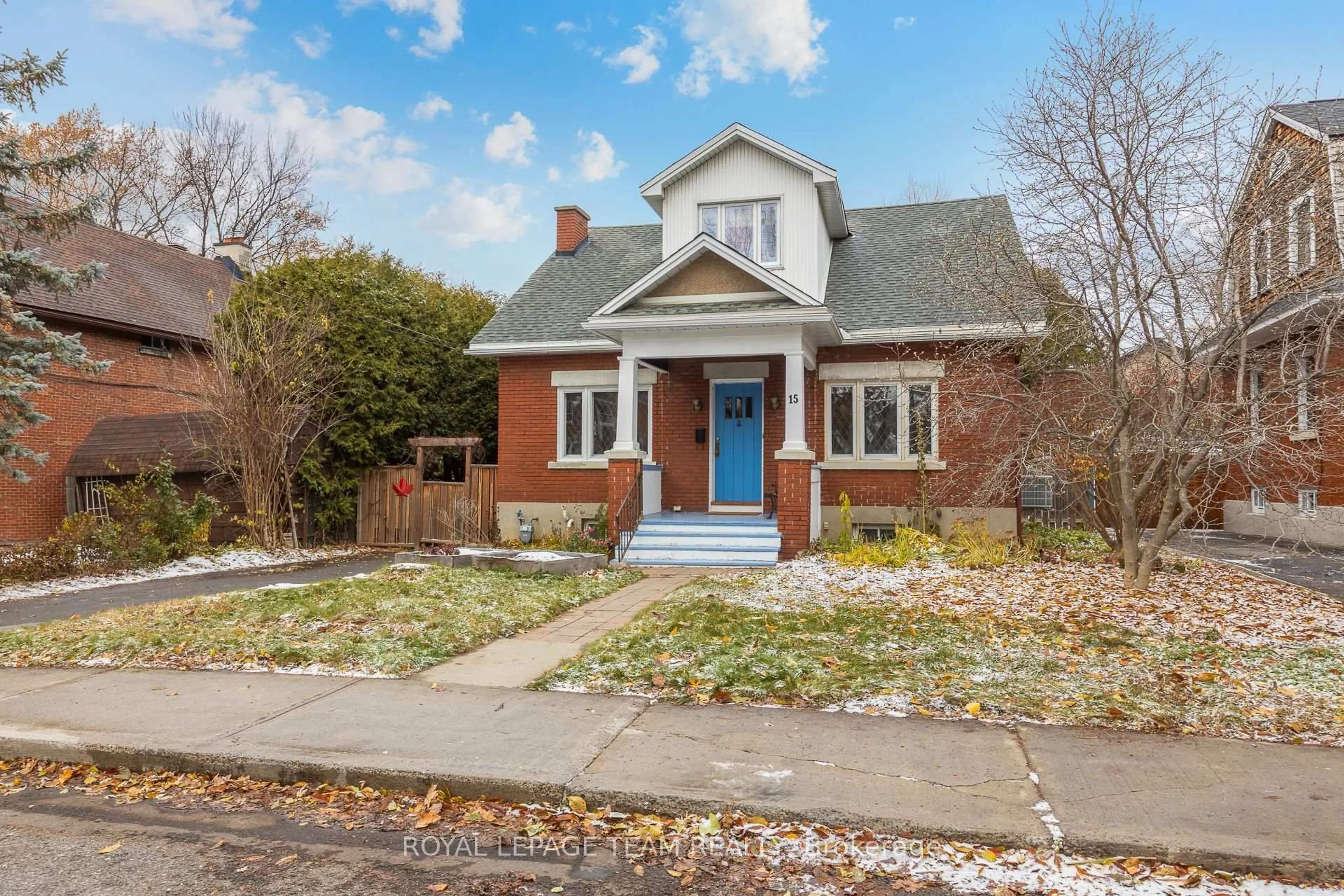 Home with brick exterior material, street for 15 Helena St, Ottawa Ontario K1Y 3M7