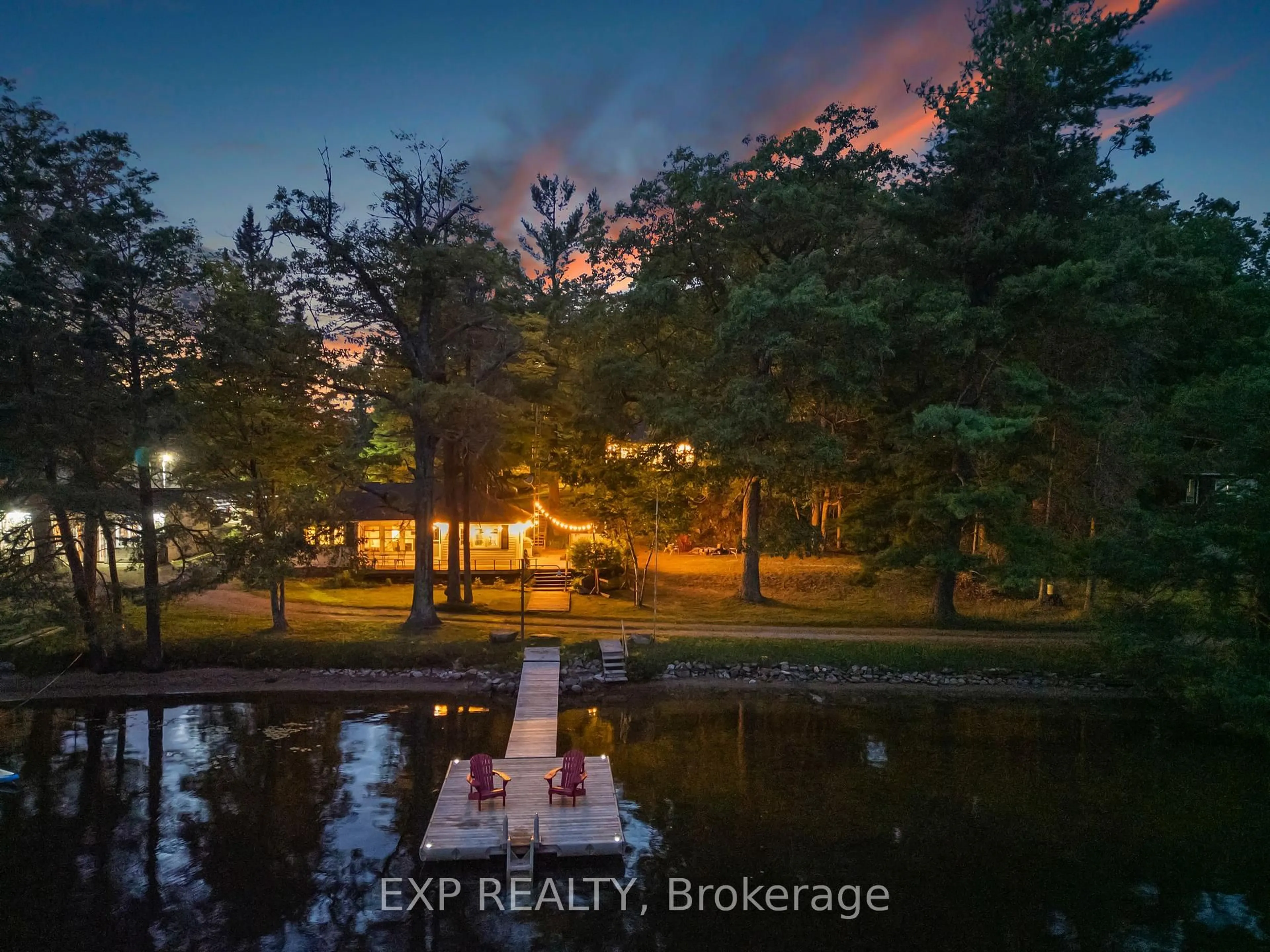 A pic from outside/outdoor area/front of a property/back of a property/a pic from drone, water/lake/river/ocean view for 17 Fire Route 88A, Havelock-Belmont-Methuen Ontario K0L 1A0