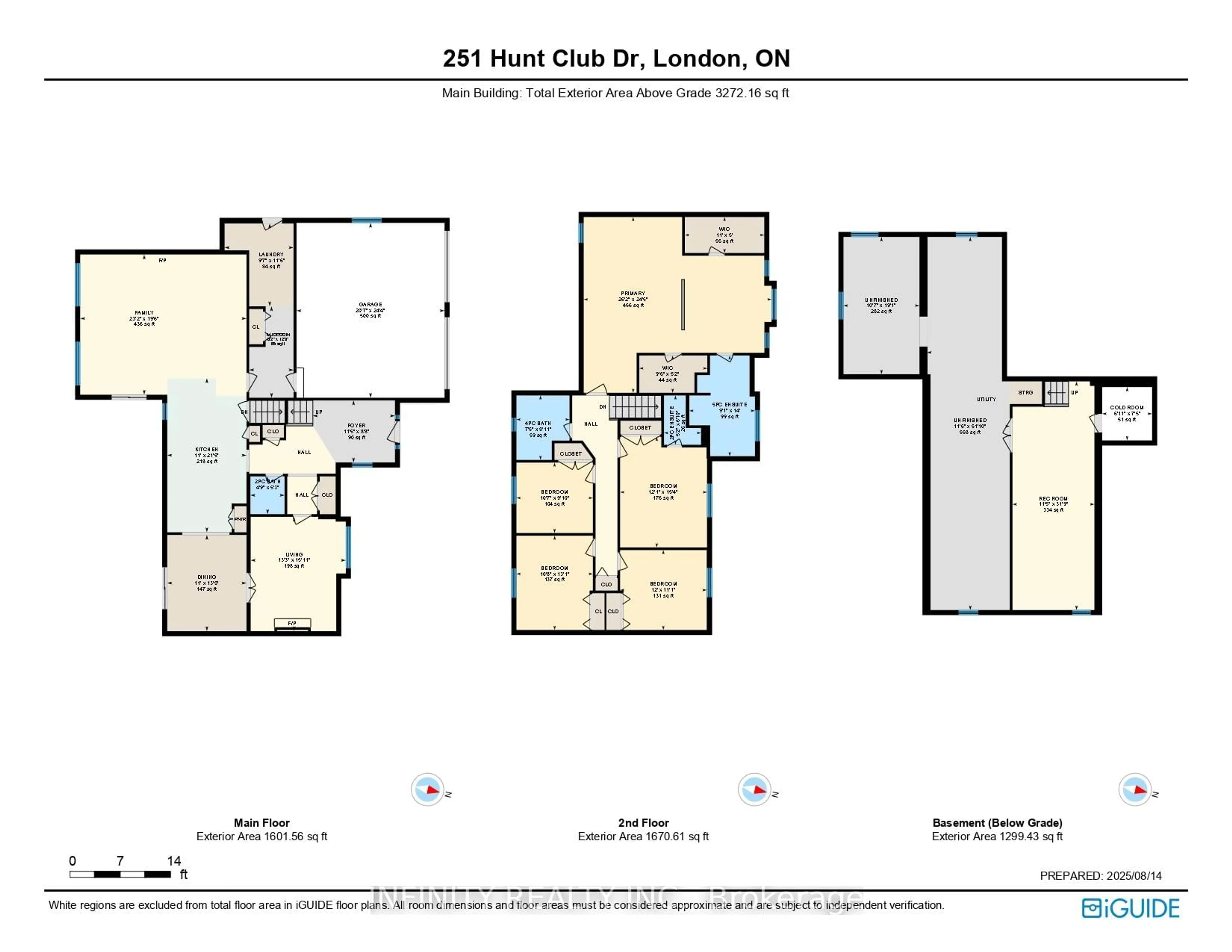Floor plan for 251 Hunt Club Dr, London North Ontario N6H 3Z2