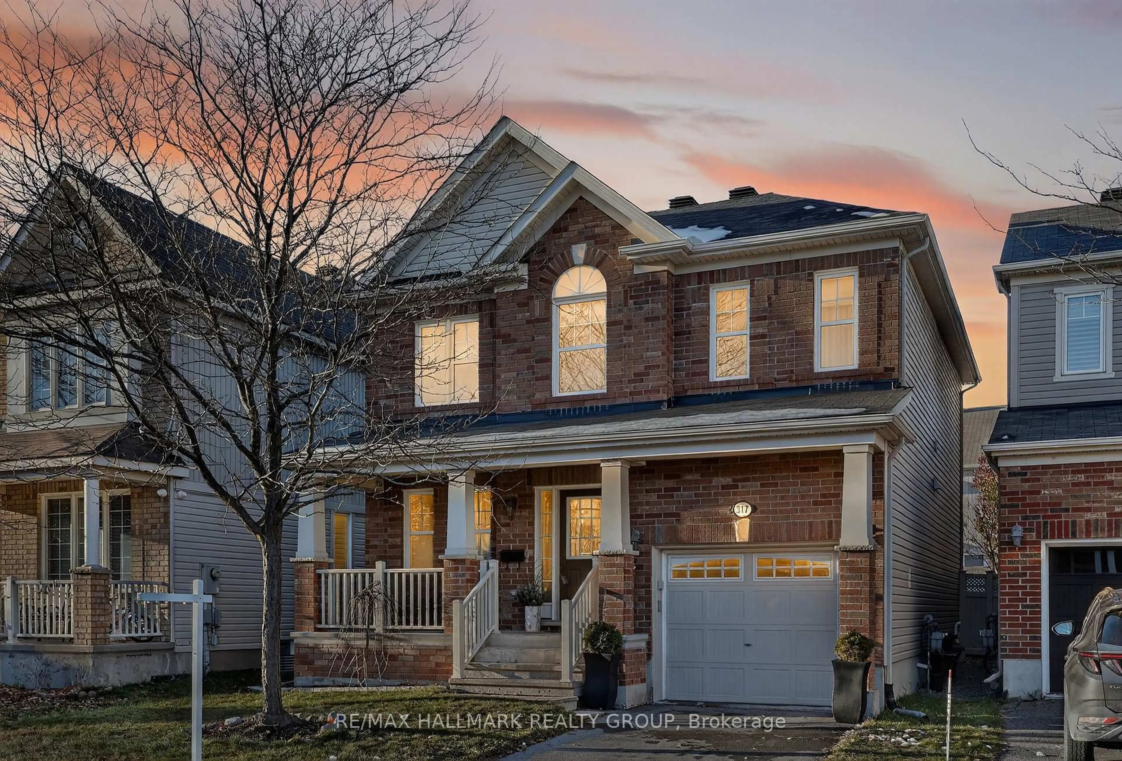 Home with brick exterior material, street for 317 River Landing Ave, Ottawa Ontario K2J 3V4