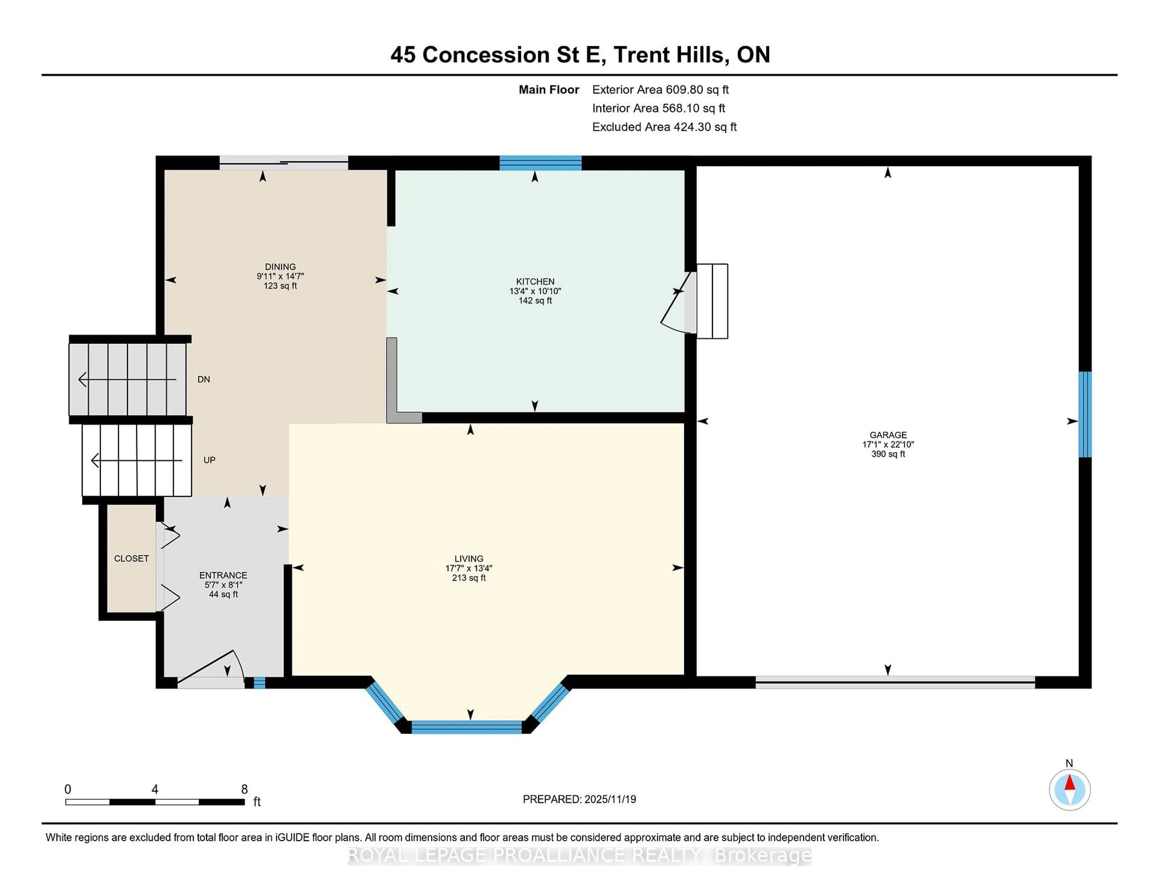 Floor plan for 45 Concession St, Trent Hills Ontario K0K 3K0