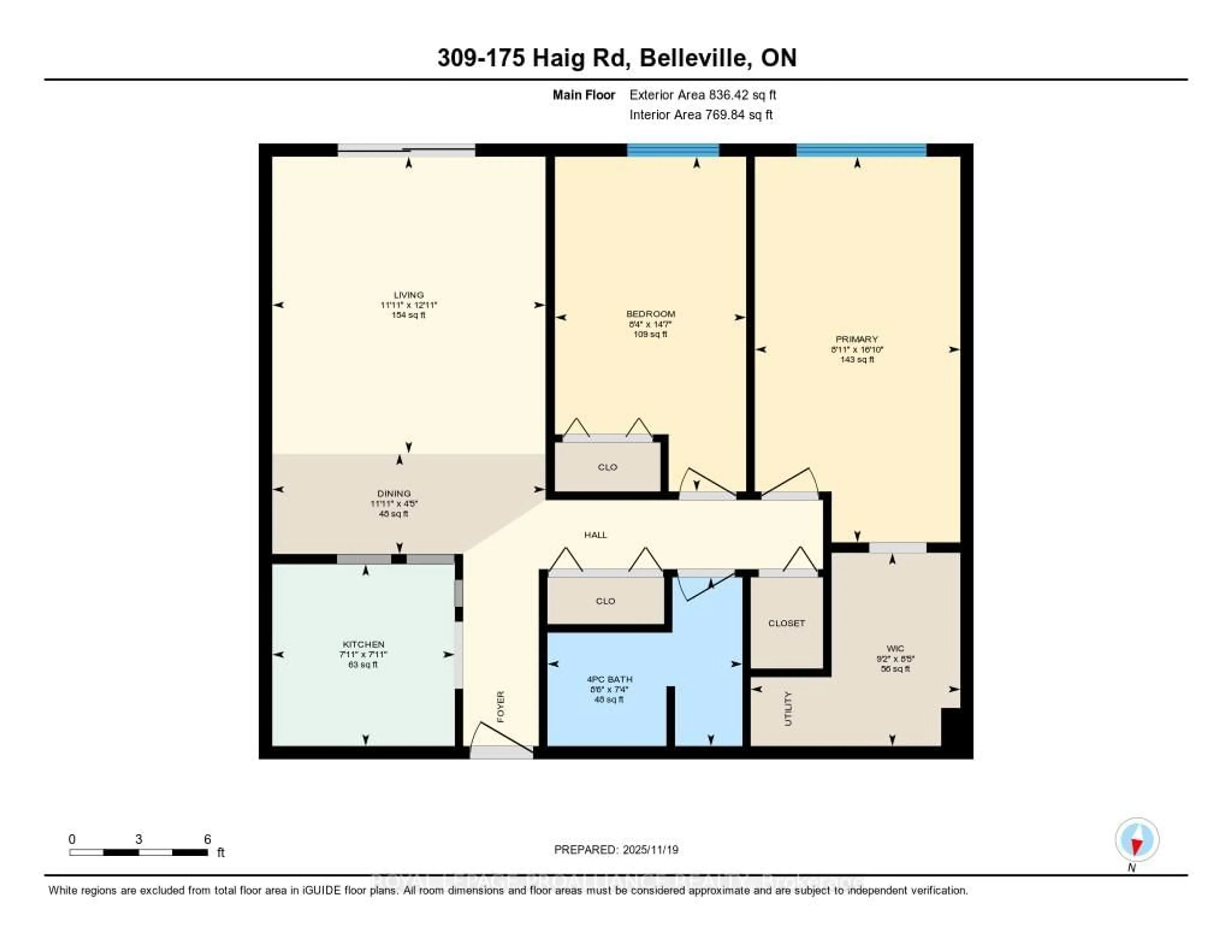 Floor plan for 175 Haig Rd #309, Belleville Ontario K8N 5R7