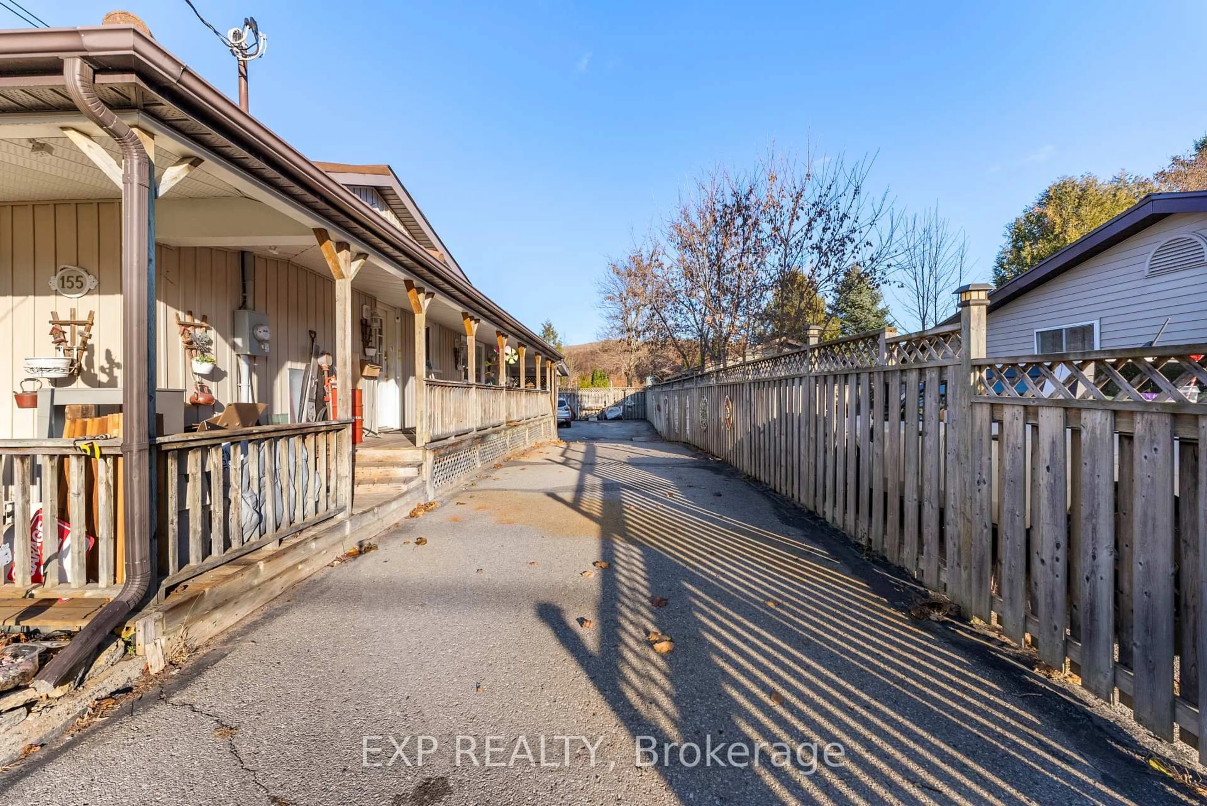 A pic from outside/outdoor area/front of a property/back of a property/a pic from drone, street for 155 Frankford Rd, Stirling Ontario K0K 3E0