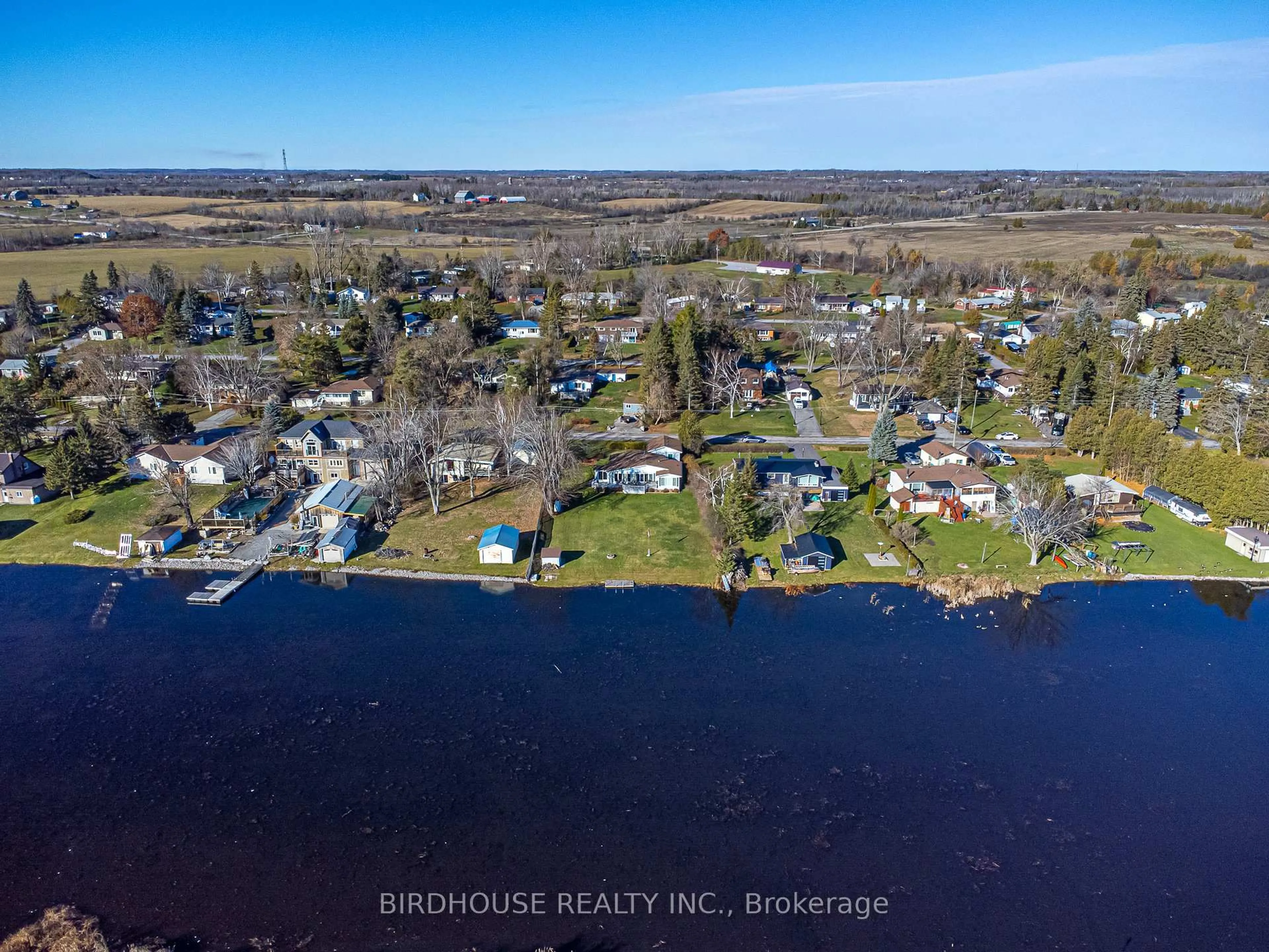 A pic from outside/outdoor area/front of a property/back of a property/a pic from drone, water/lake/river/ocean view for 132 Fenelon Dr, Kawartha Lakes Ontario K0M 1G0