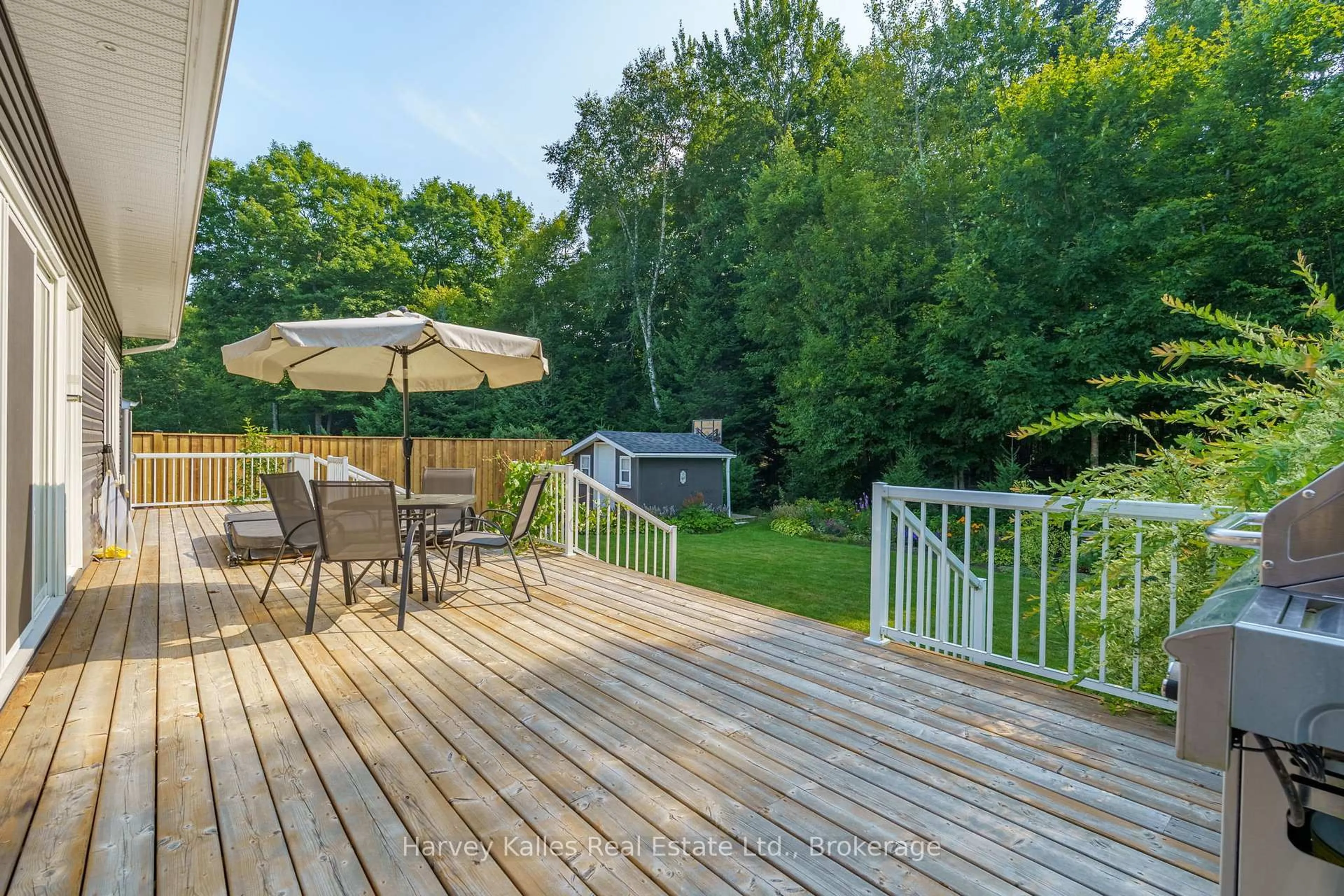 Patio, water/lake/river/ocean view for 36 Homestead Lane, Huntsville Ontario P1H 2N8