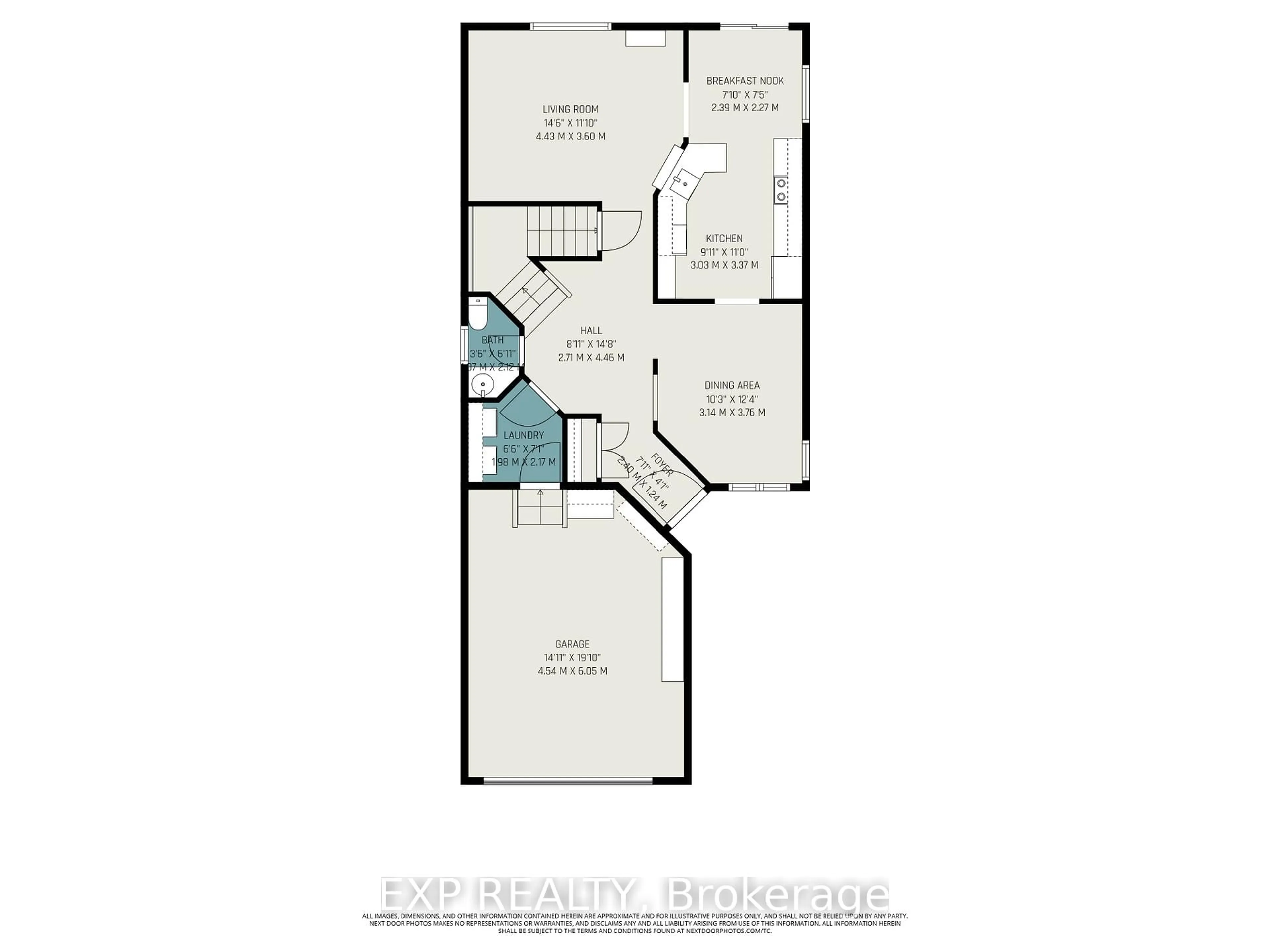 Floor plan for 34 Avonmore Cres, Ottawa Ontario K2G 6J7