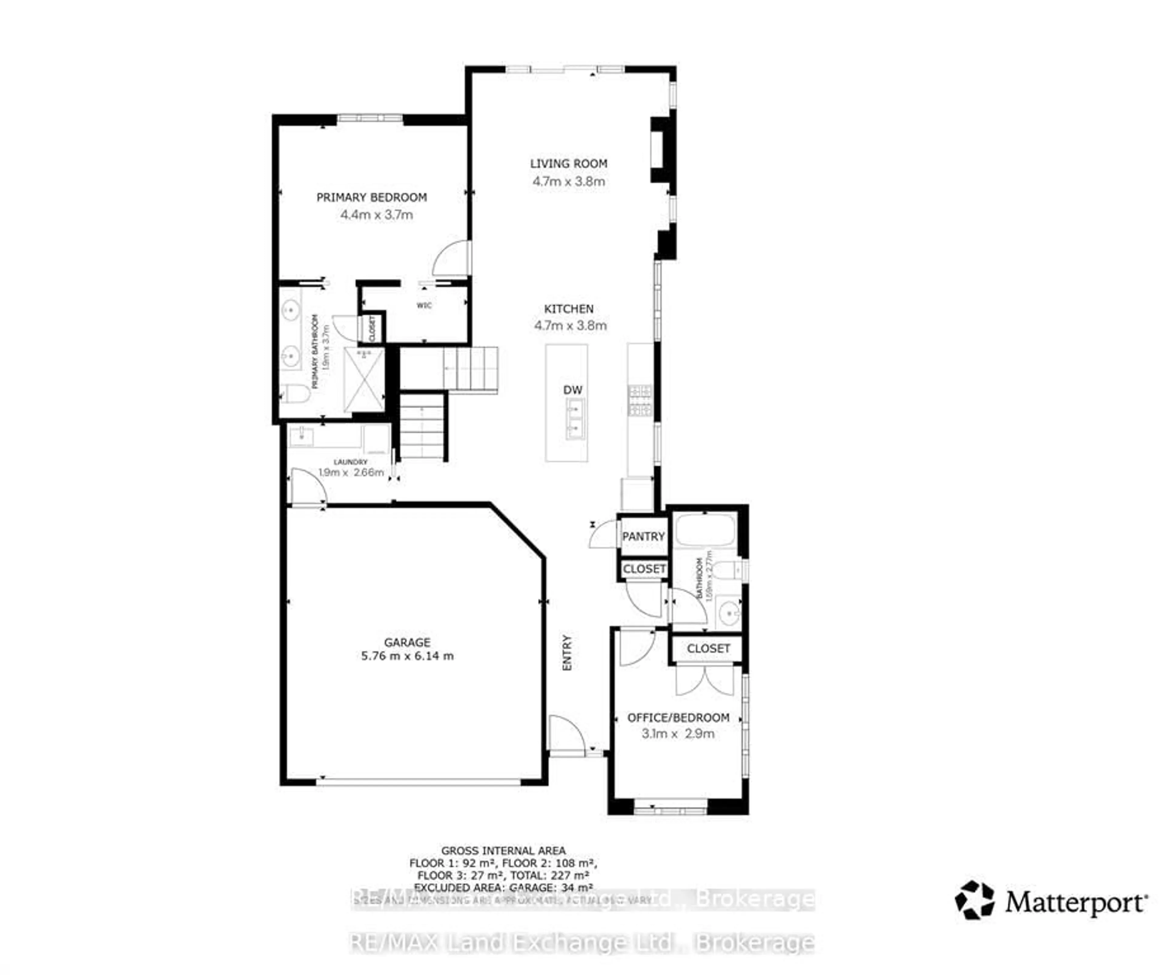 Floor plan for 2 Fairway Lane #1, Saugeen Shores Ontario N0H 2C3