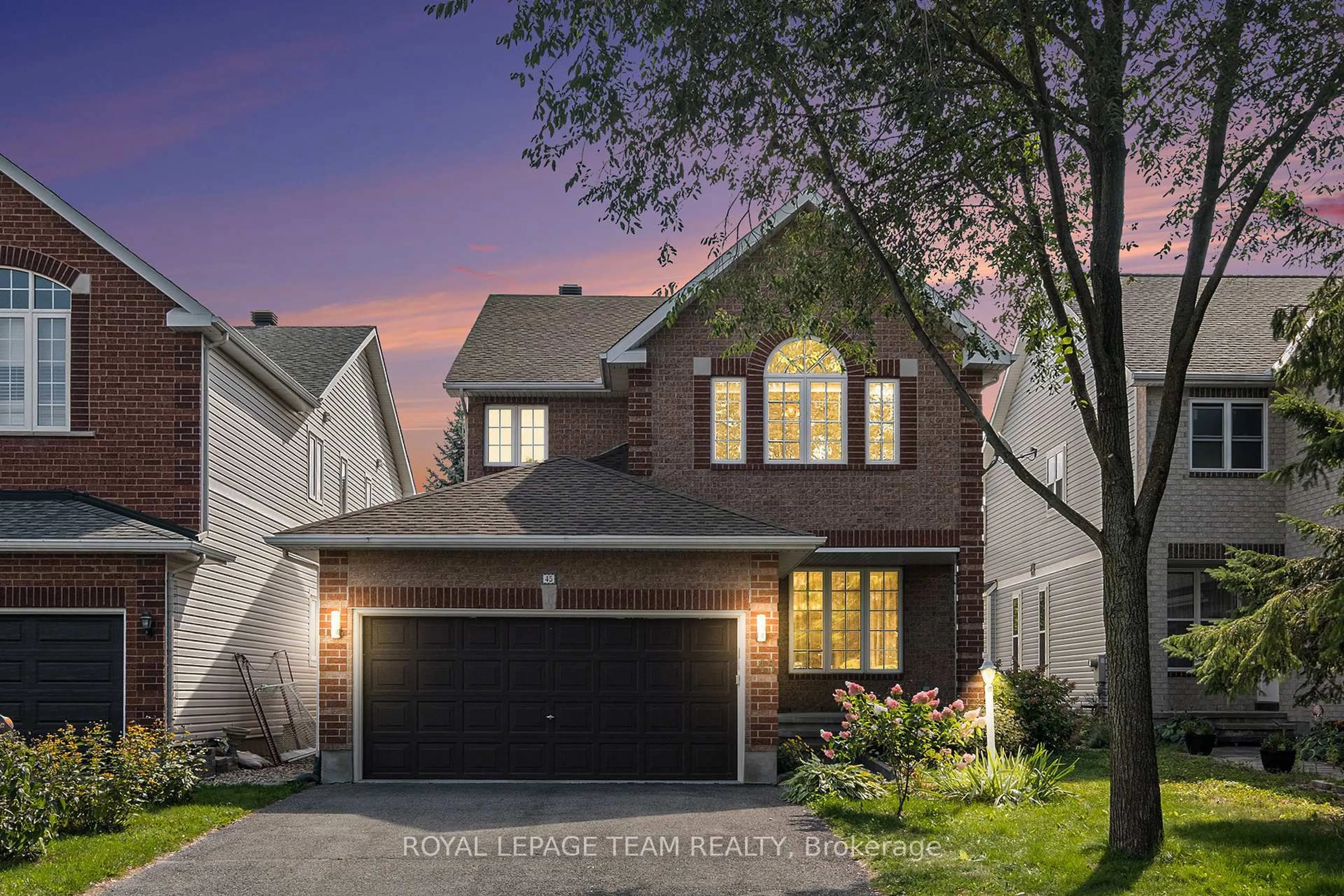 Home with brick exterior material, street for 45 Boulder Way, Nepean Ontario K2J 4R5