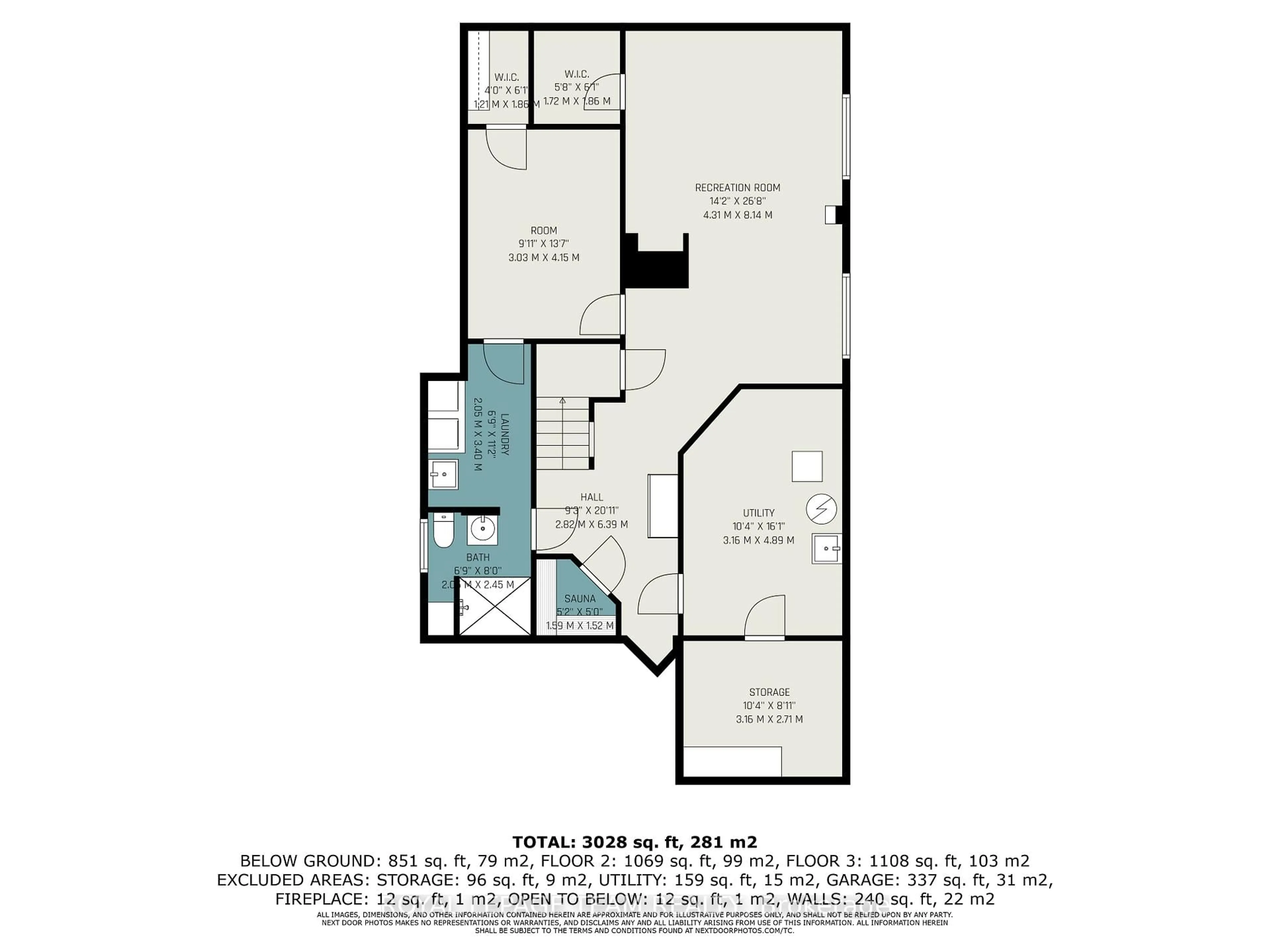 Floor plan for 45 Boulder Way, Nepean Ontario K2J 4R5