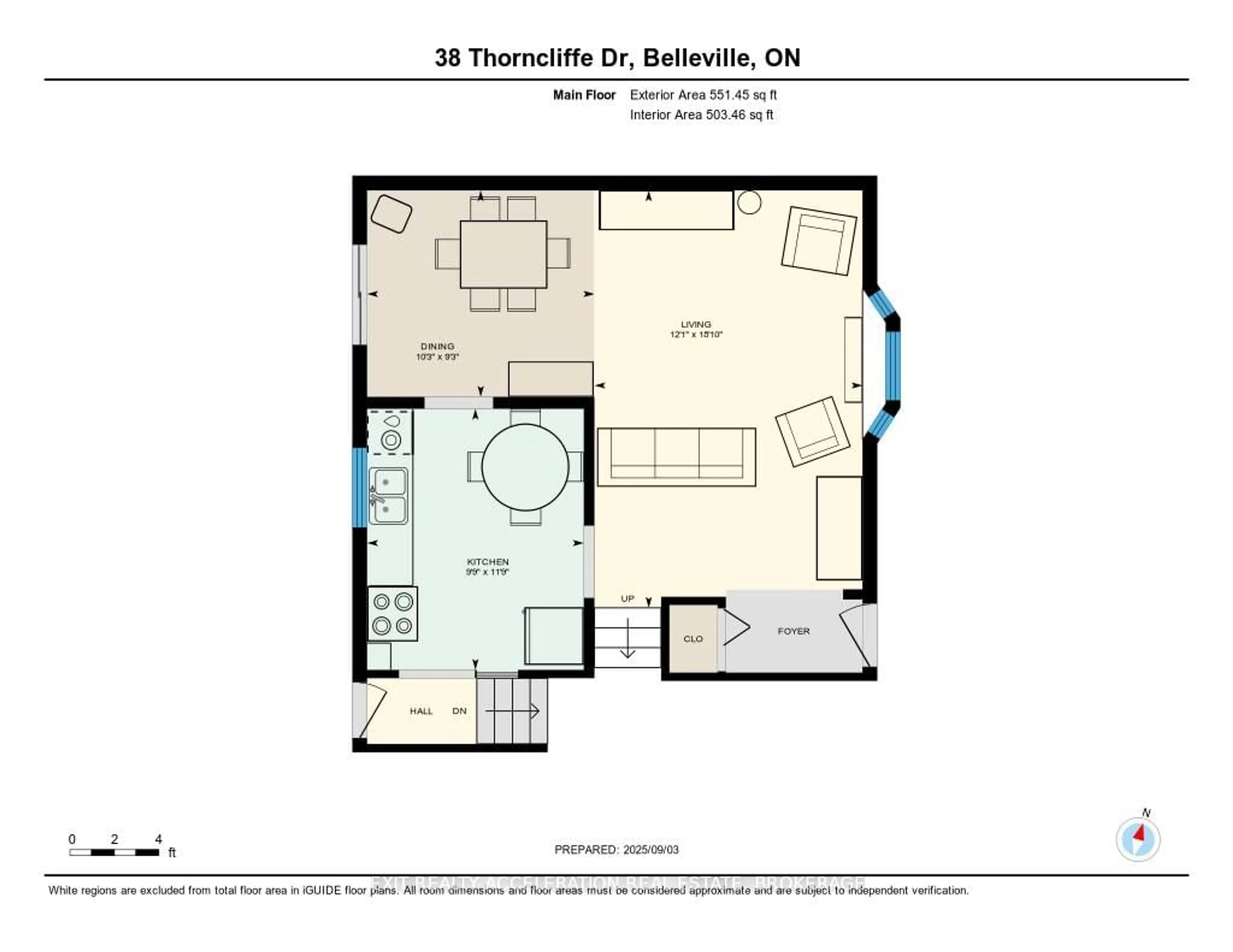 Floor plan for 38 Thorncliff Dr, Belleville Ontario K8P 4L4