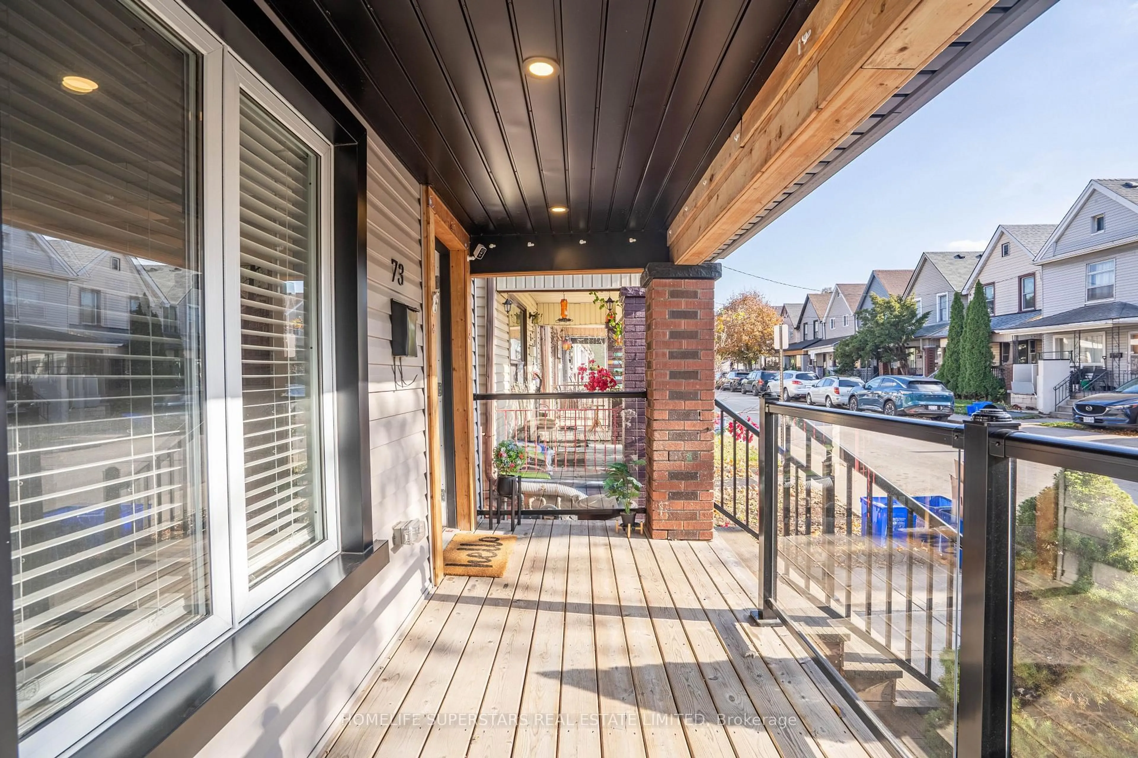 Patio, street for 73 Clinton St, Hamilton Ontario L8L 3K1