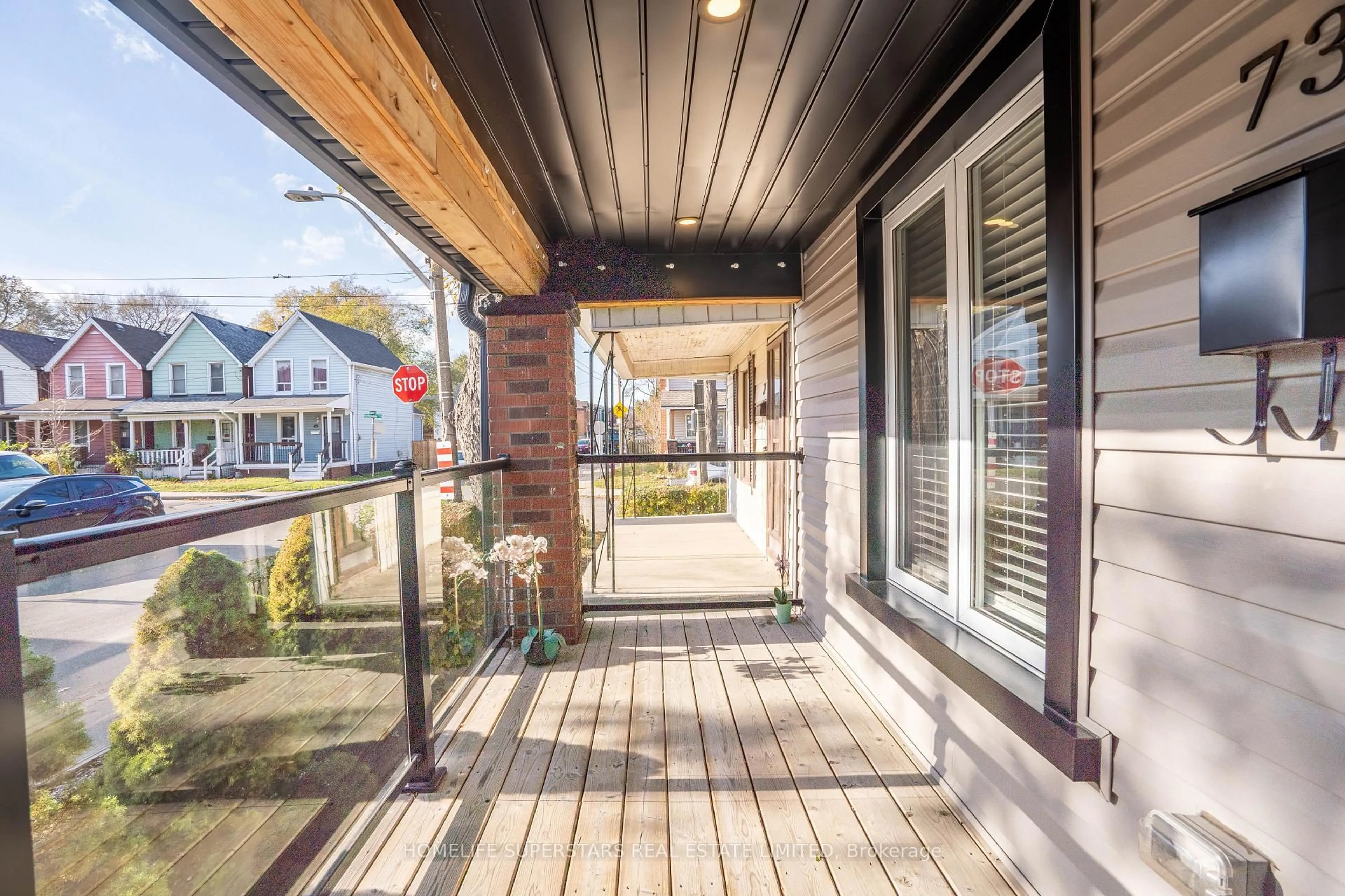 Patio, street for 73 Clinton St, Hamilton Ontario L8L 3K1