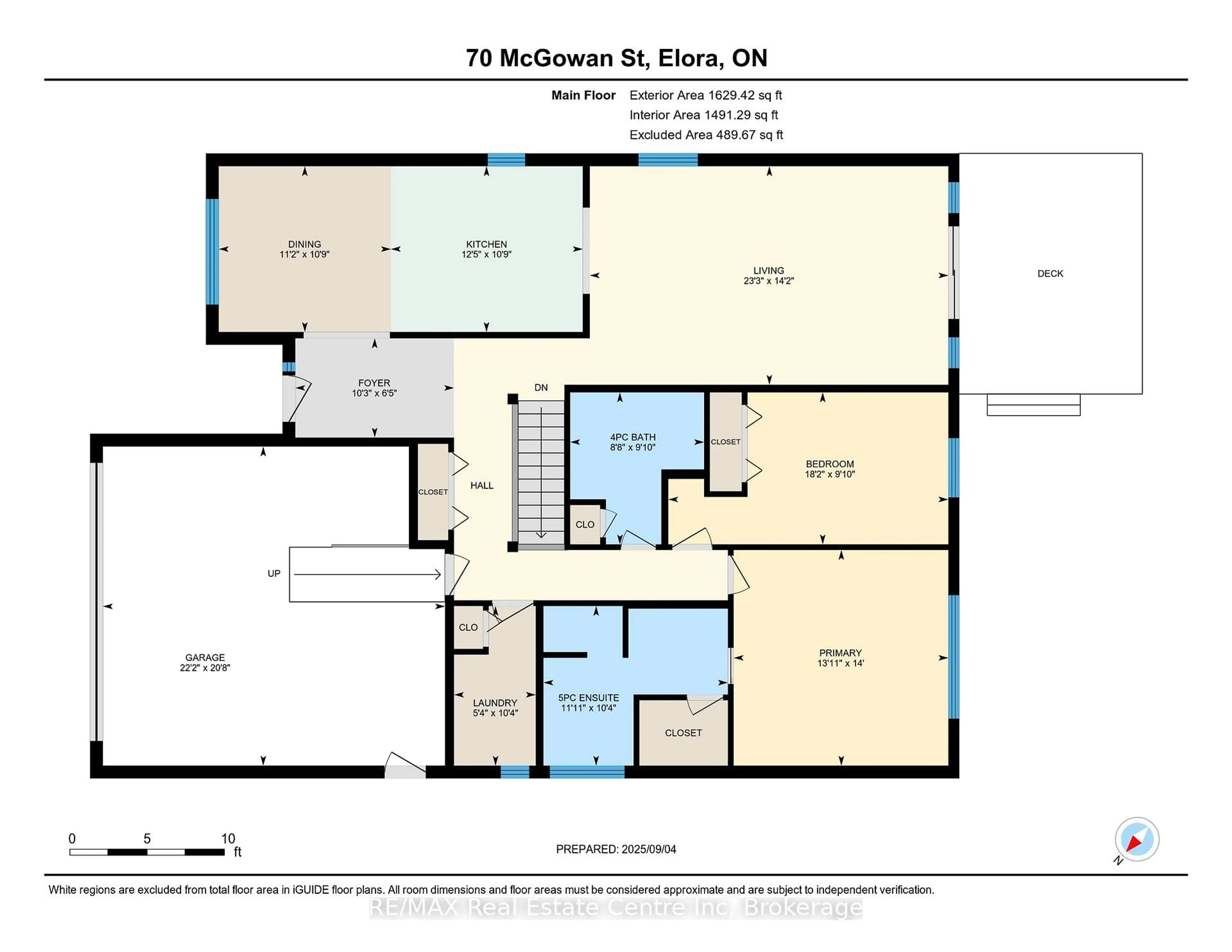 Floor plan for 70 Mcgowan St, Centre Wellington Ontario N0B 1S0