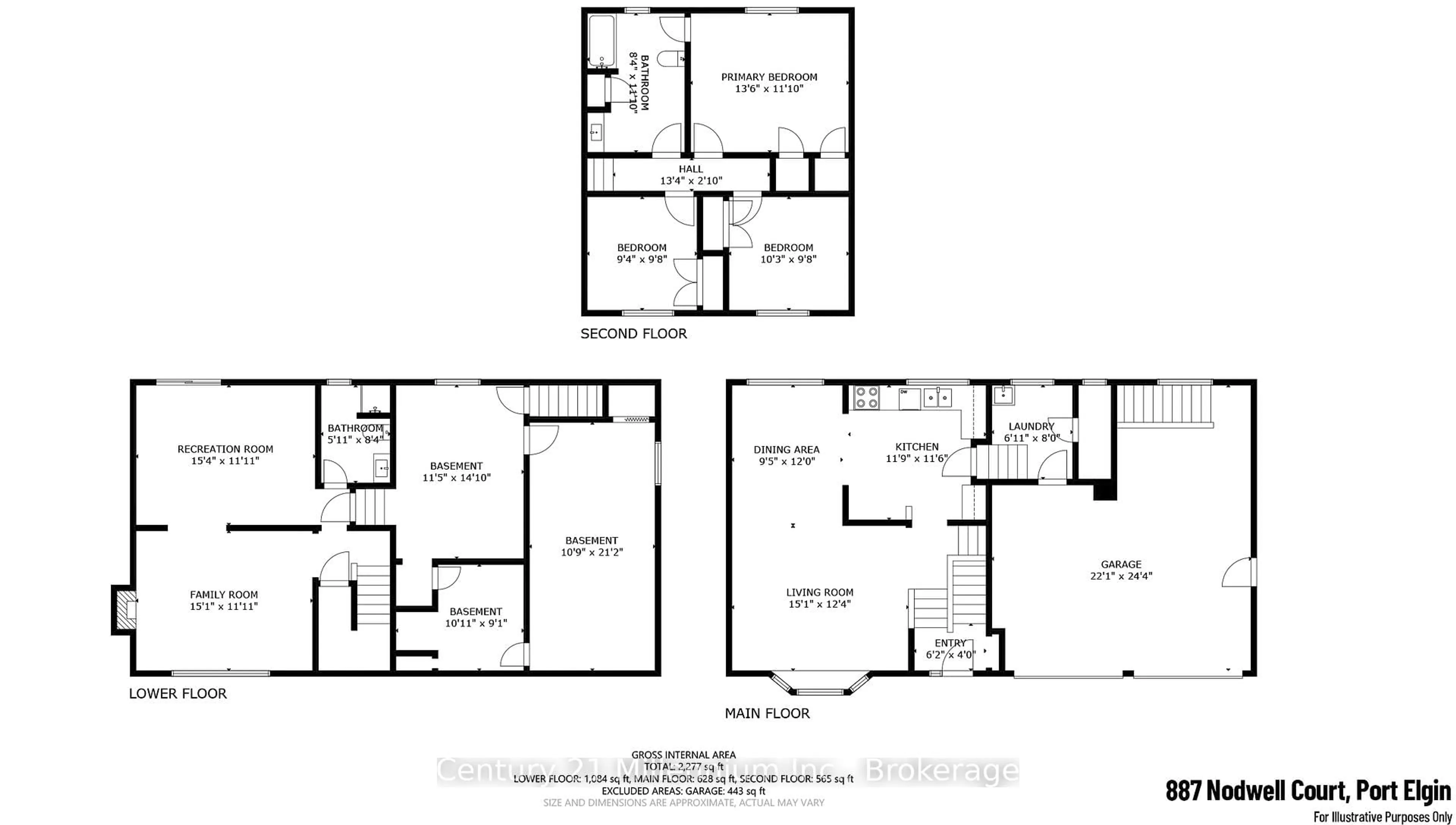 Floor plan for 887 Nodwell Crt, Saugeen Shores Ontario N0H 2C4