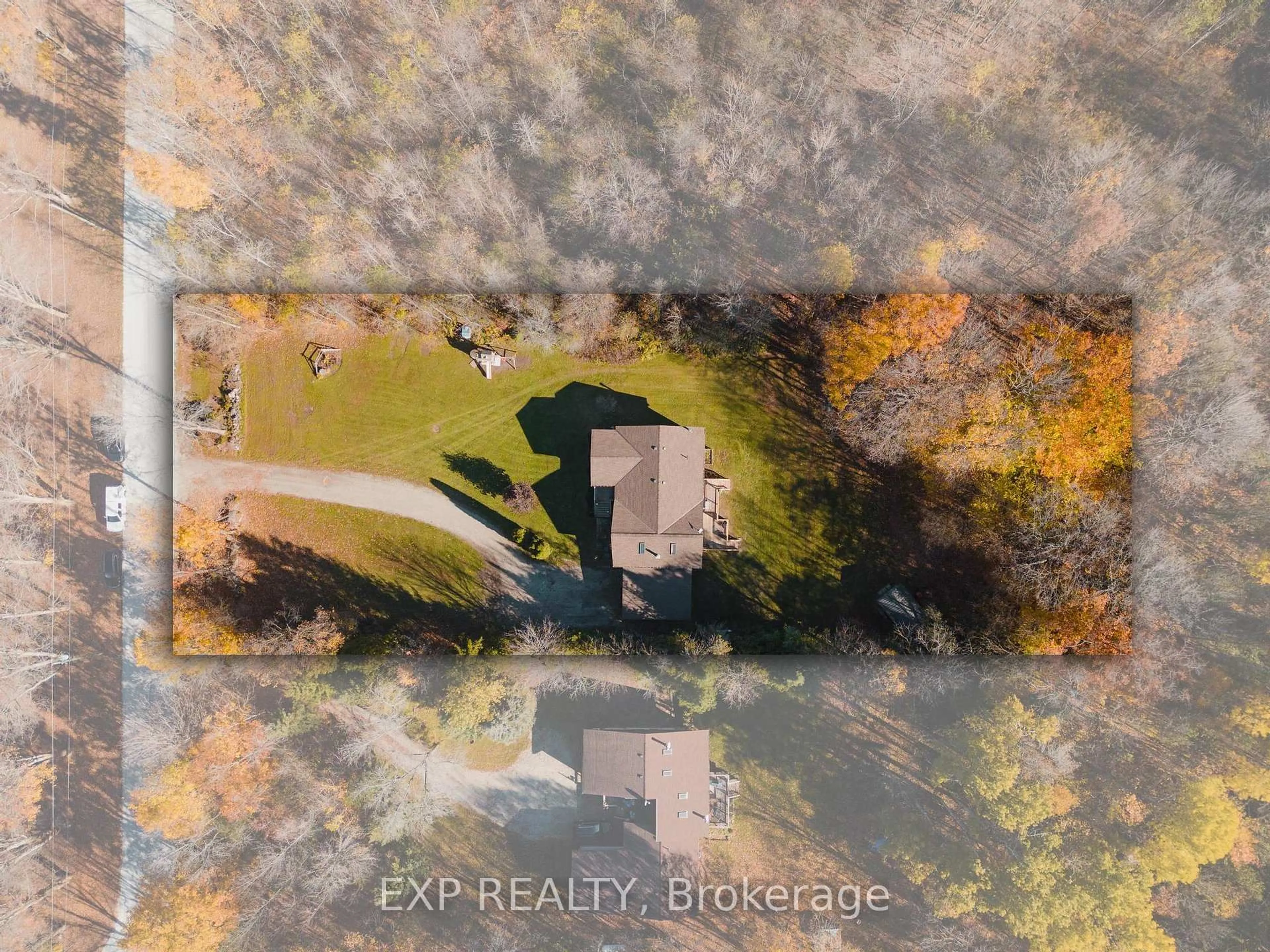 A pic from outside/outdoor area/front of a property/back of a property/a pic from drone, unknown for 342008 Concession 14 Rd, Georgian Bluffs Ontario N0H 2T0