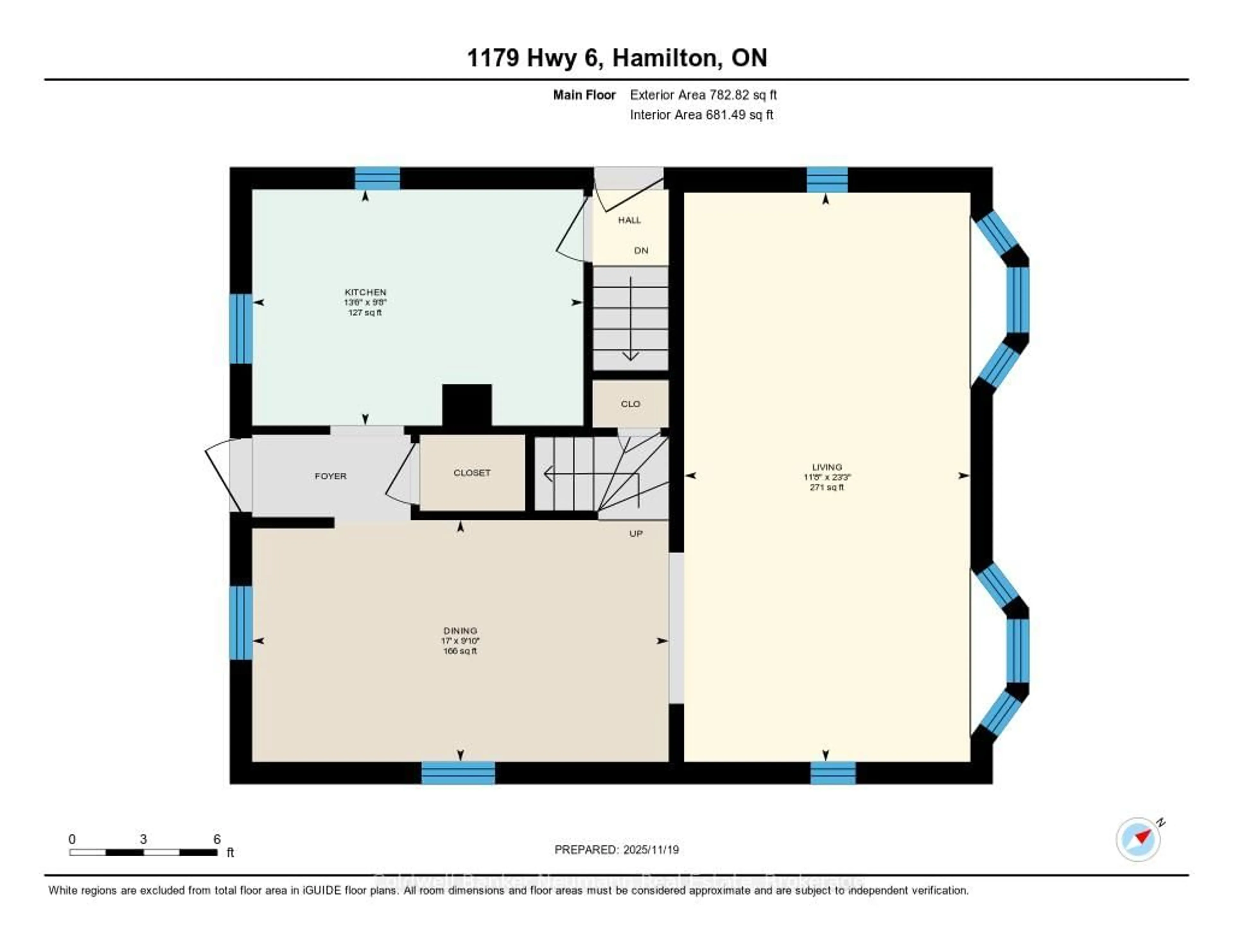 Floor plan for 1179 Highway 6, Hamilton Ontario L8N 2Z7
