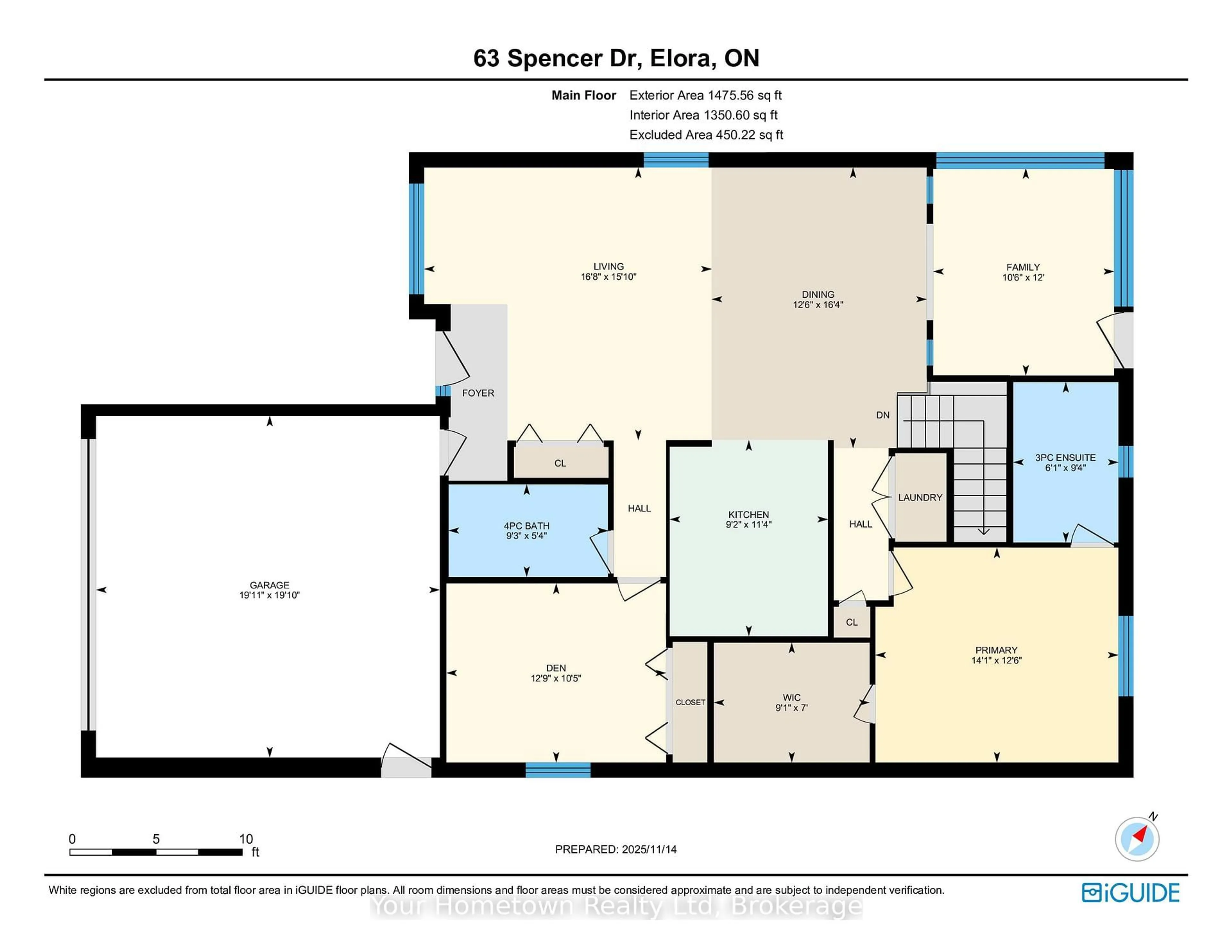 Floor plan for 63 Spencer Dr, Centre Wellington Ontario N0B 1S0