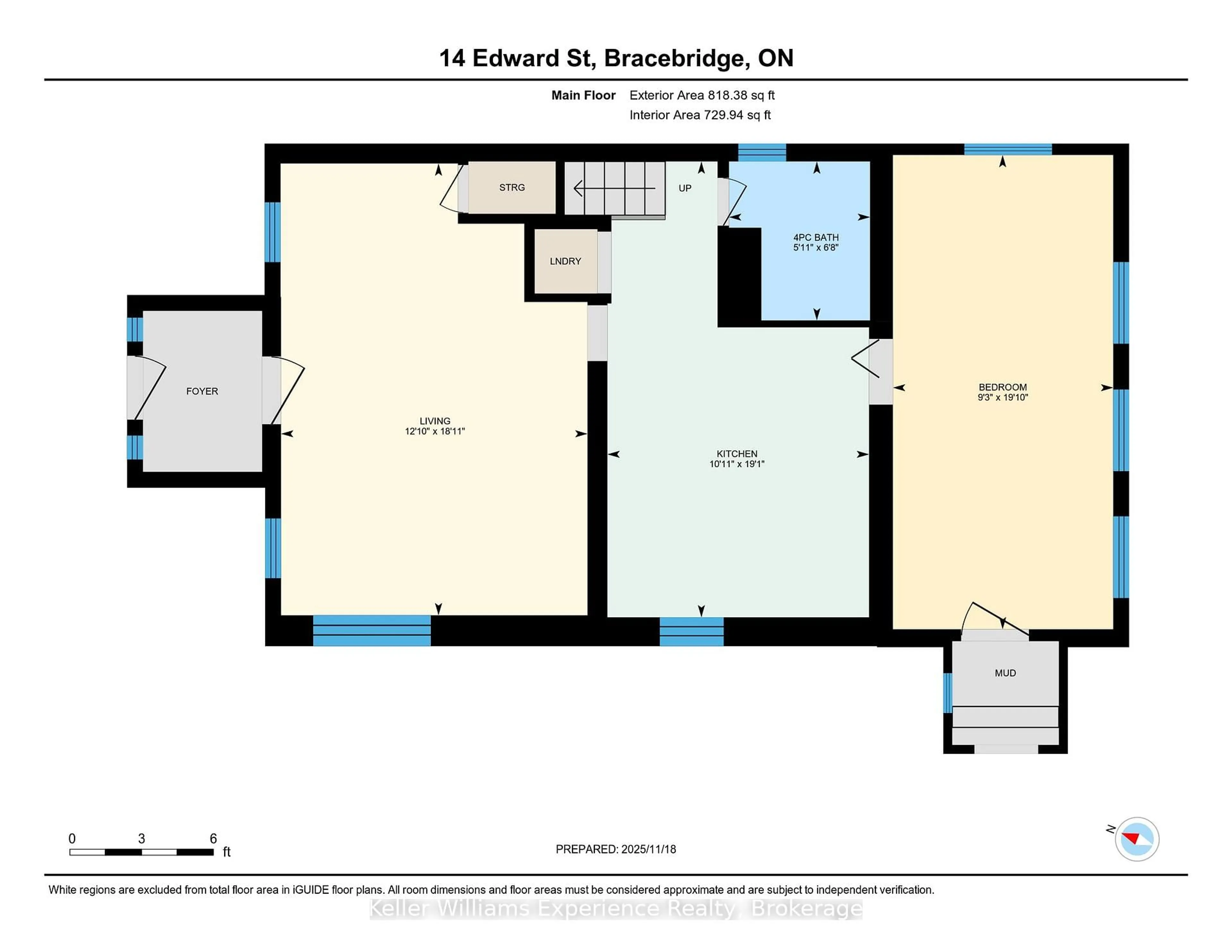 Floor plan for 14 Edward St, Bracebridge Ontario P1L 1H5