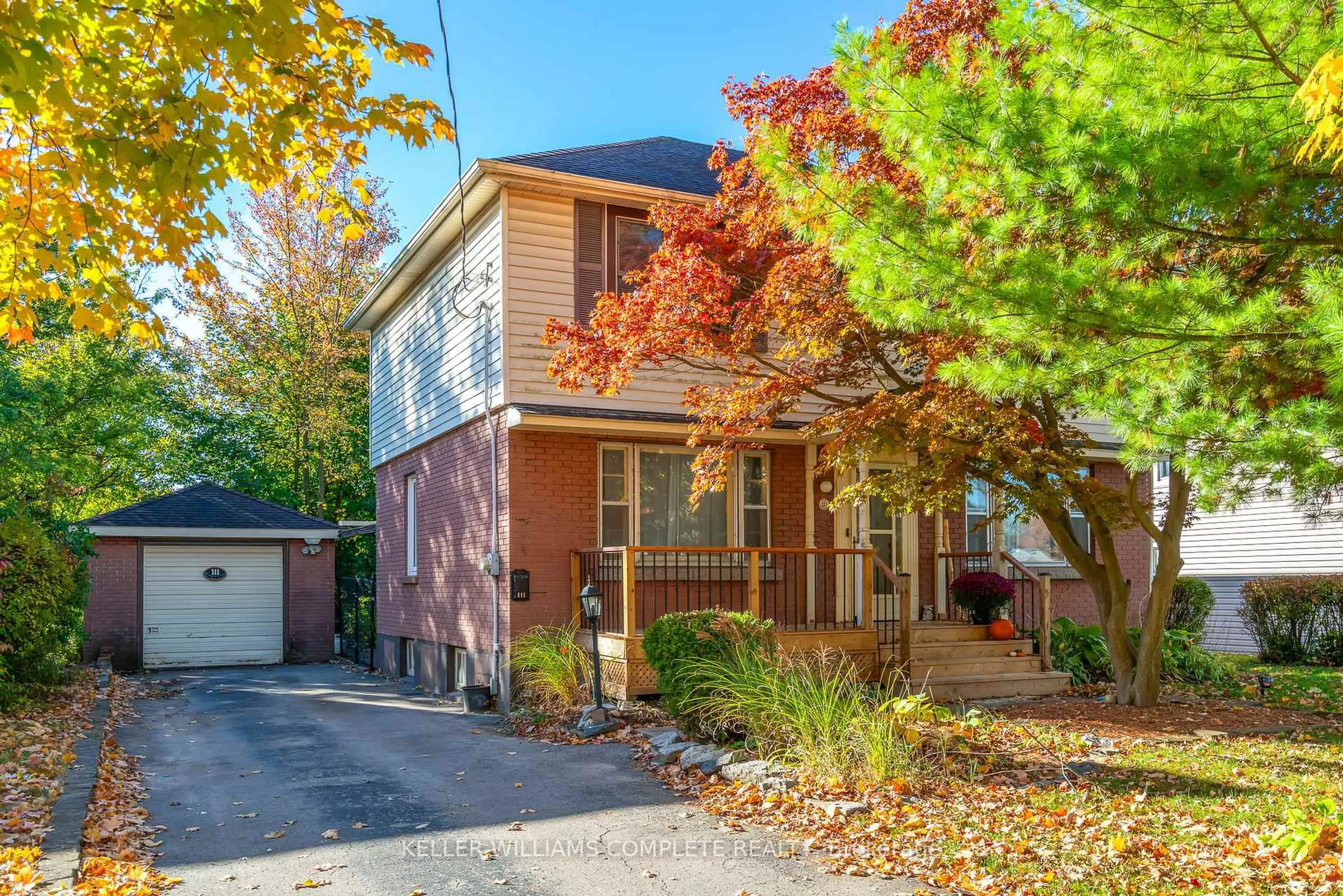 Home with brick exterior material, street for 111 Price Ave, Welland Ontario L3C 3Y3