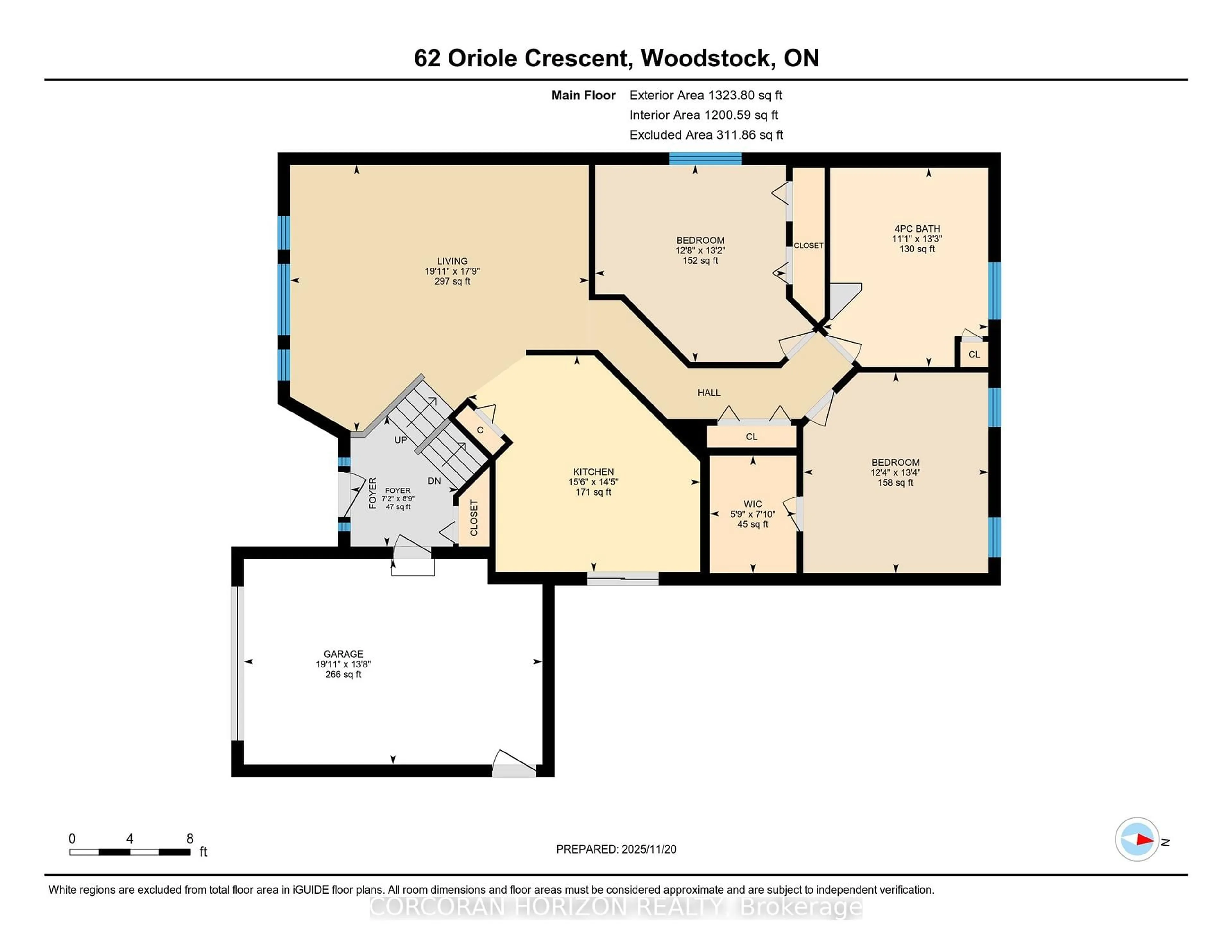Floor plan for 62 Oriole Cres, Woodstock Ontario N4T 1T1