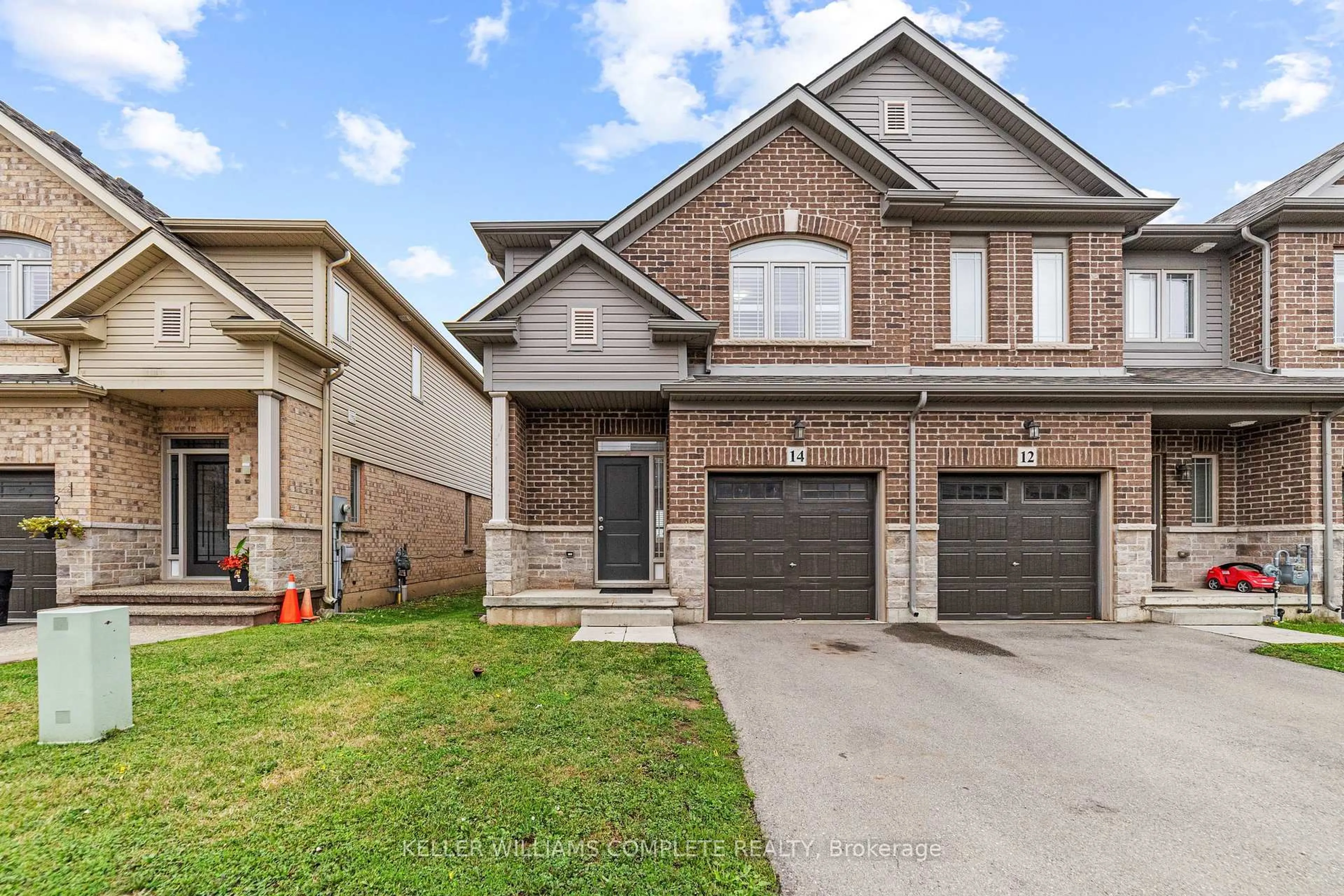 Home with brick exterior material, street for 14 Serenity Lane, Hamilton Ontario L0R 1P0
