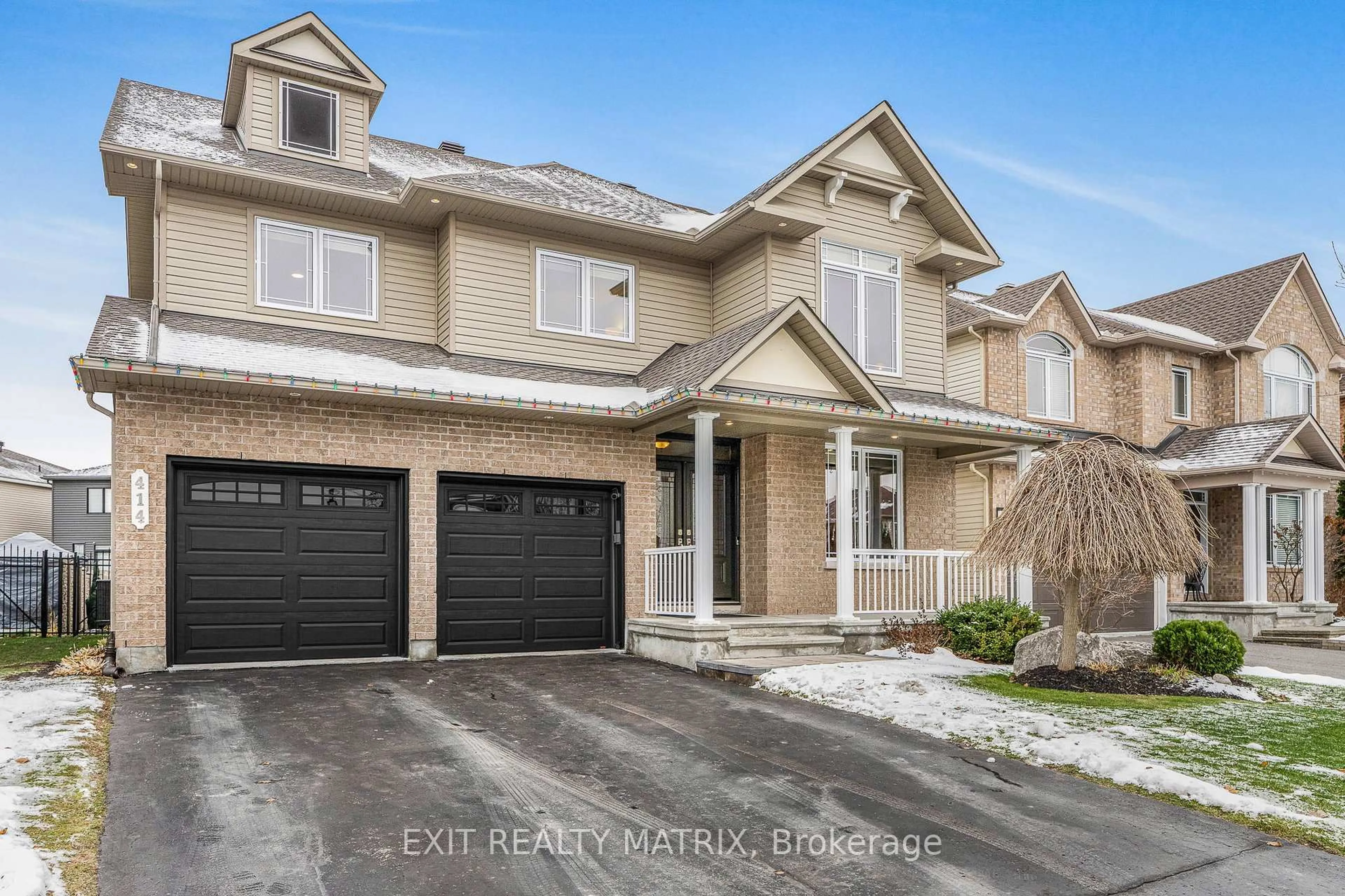 Home with brick exterior material, street for 414 Fairlakes Way, Orleans Ontario K4A 0L1