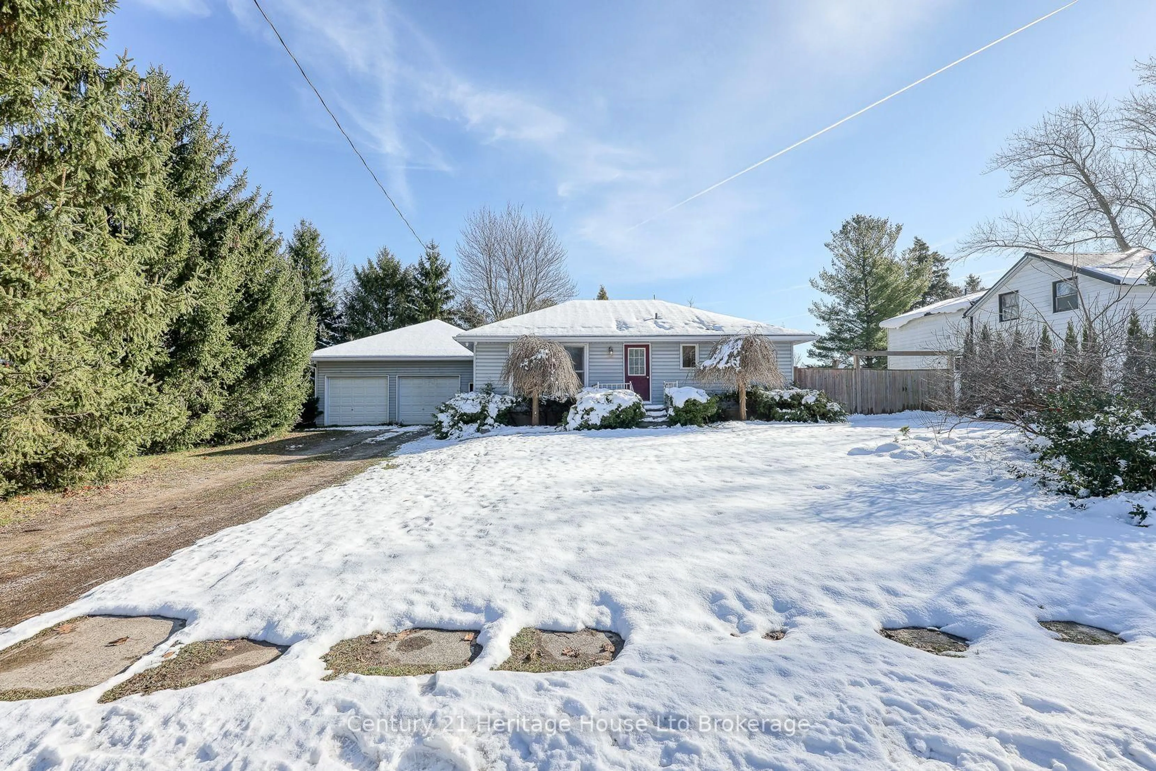 A pic from outside/outdoor area/front of a property/back of a property/a pic from drone, street for 3177 Perth Road 180, West Perth Ontario N0K 1Y0