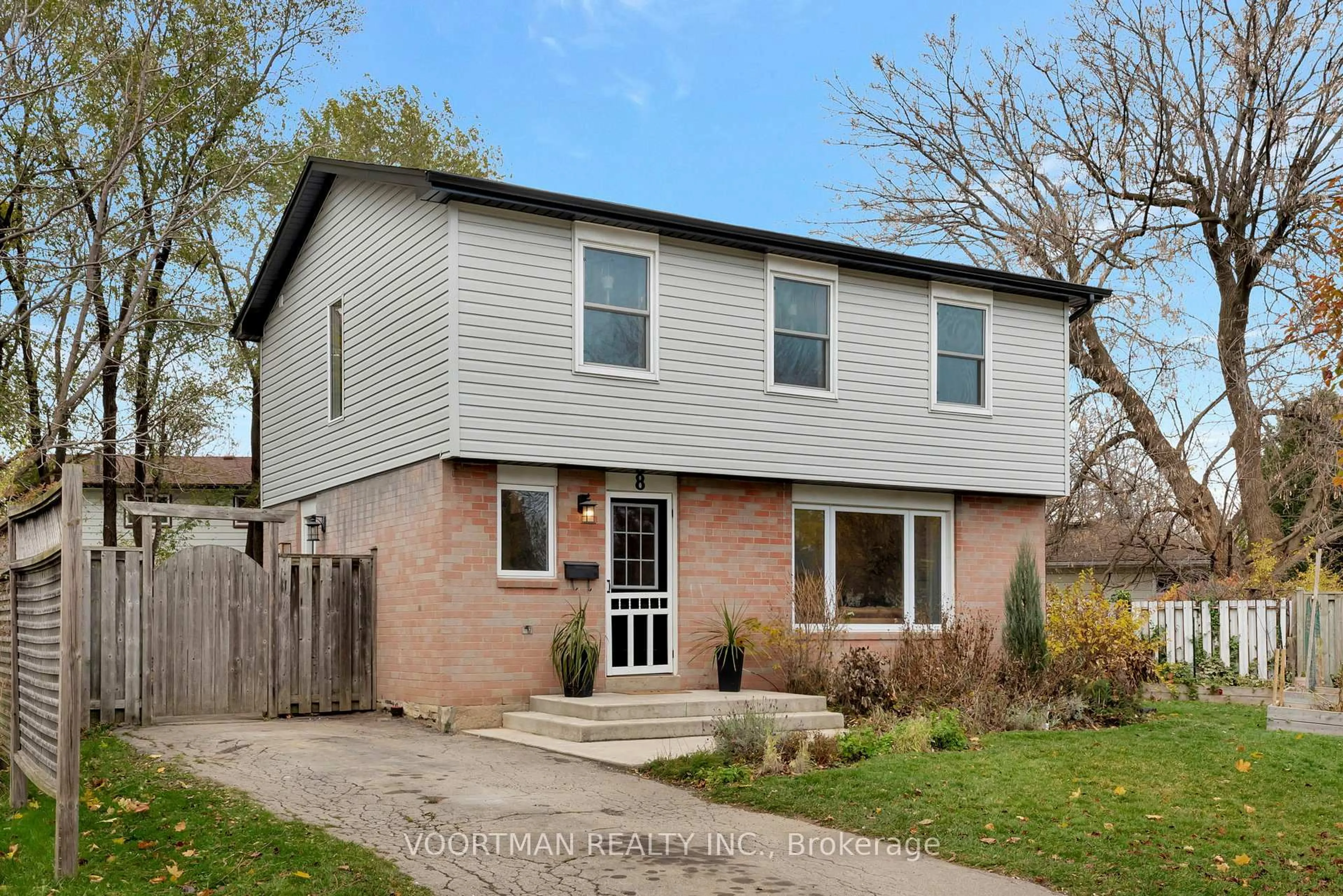 Home with brick exterior material, street for 8 Grenoble Rd, Hamilton Ontario L9C 6K6