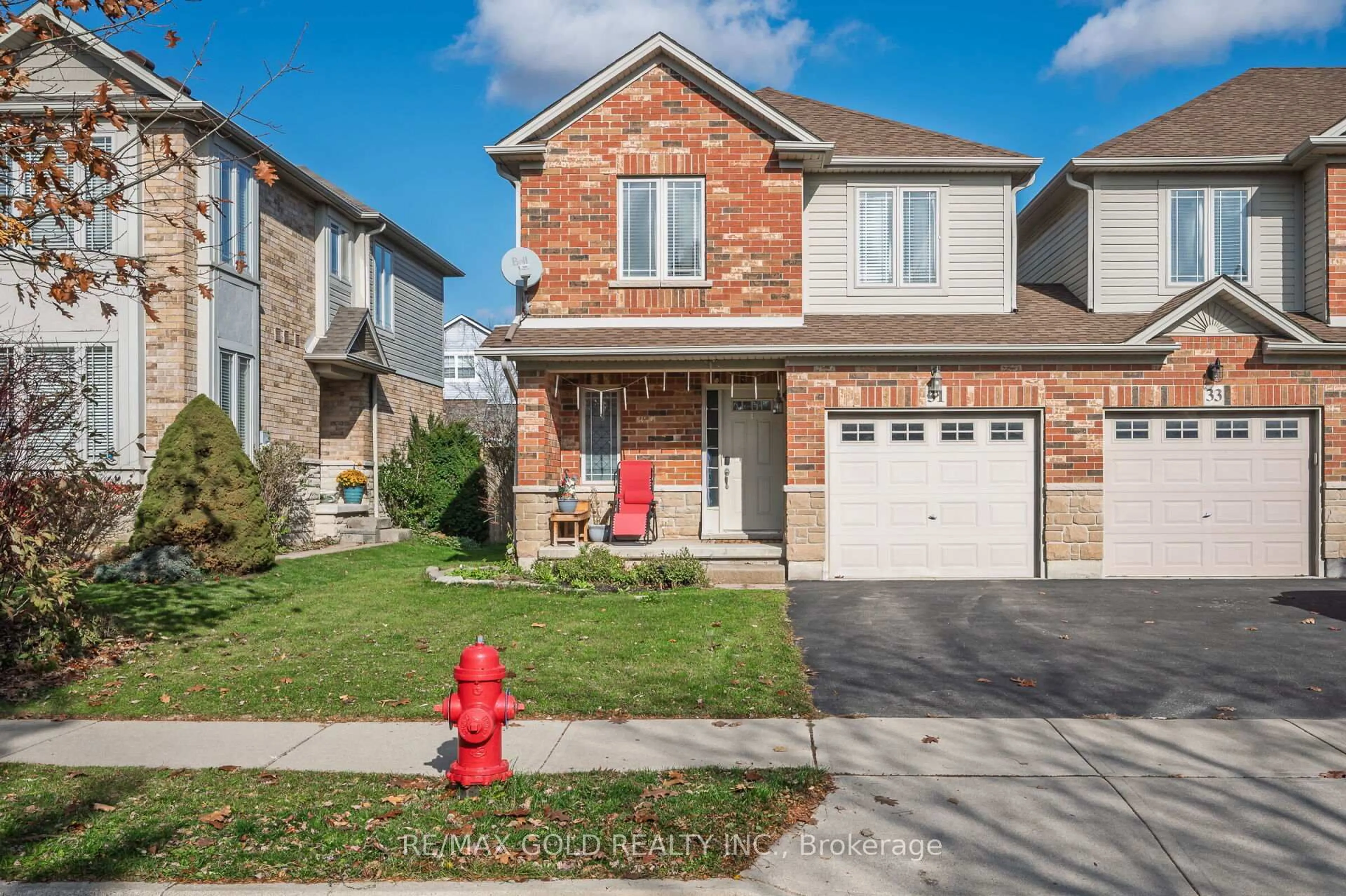 Home with brick exterior material, street for 31 DONALD BELL Dr, Hamilton Ontario L0R 1C0