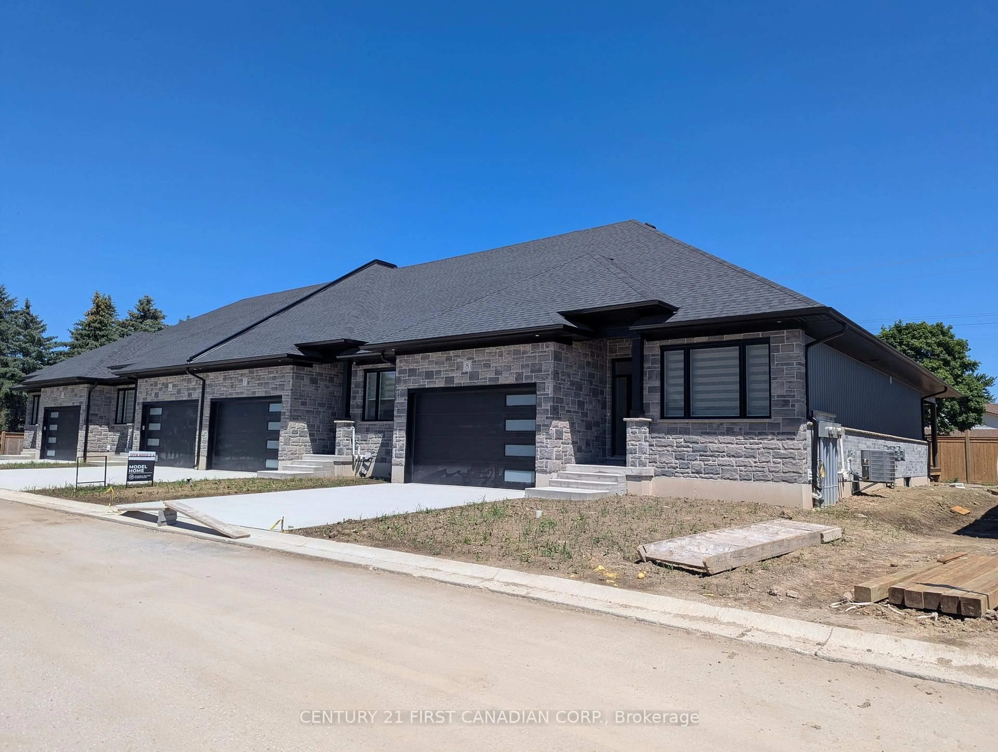 Home with brick exterior material, street for 32 Postma Cres #8, North Middlesex Ontario N0M 1A0