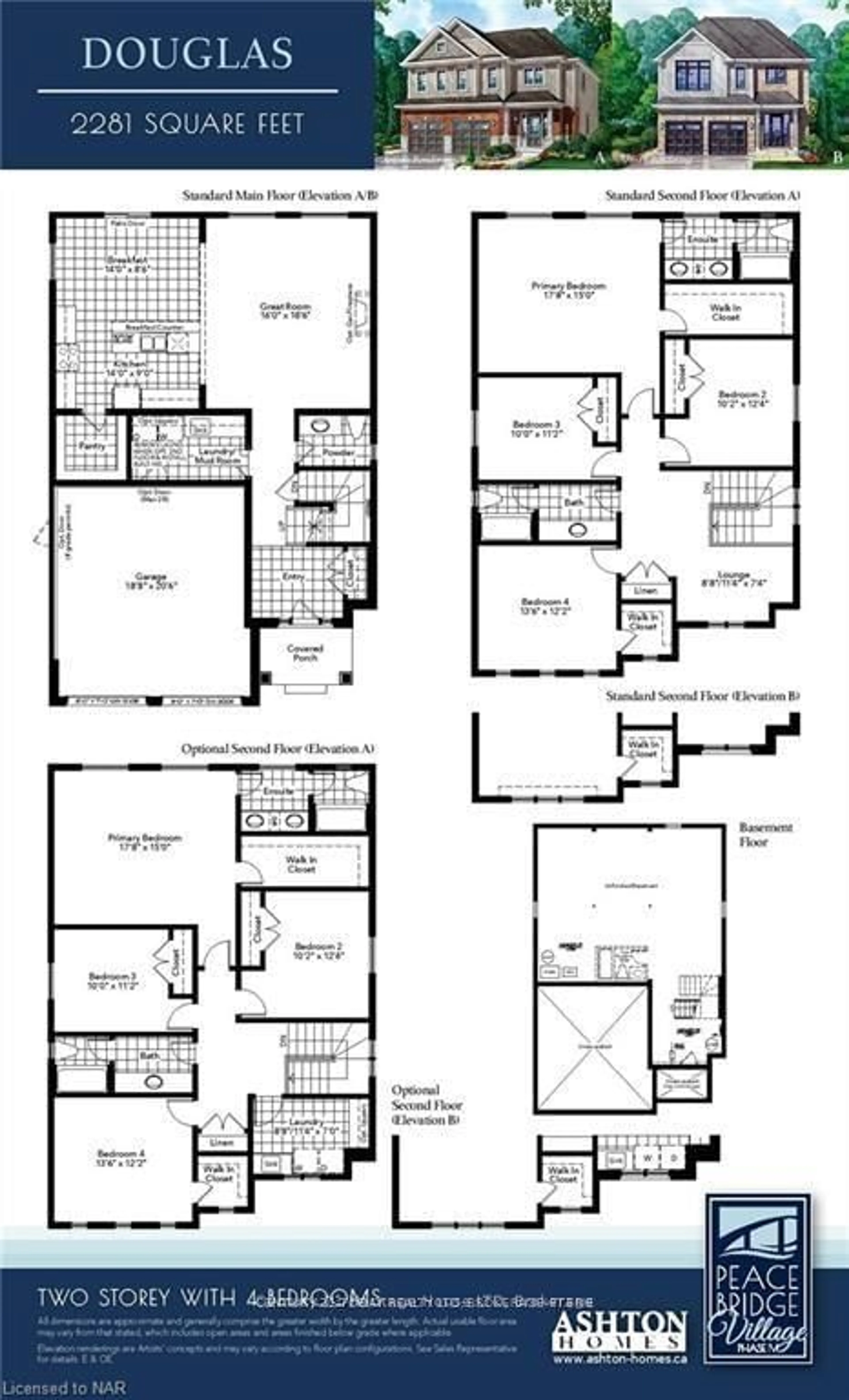 Floor plan for Lot 11 Burwell St, Fort Erie Ontario L2A 0E2
