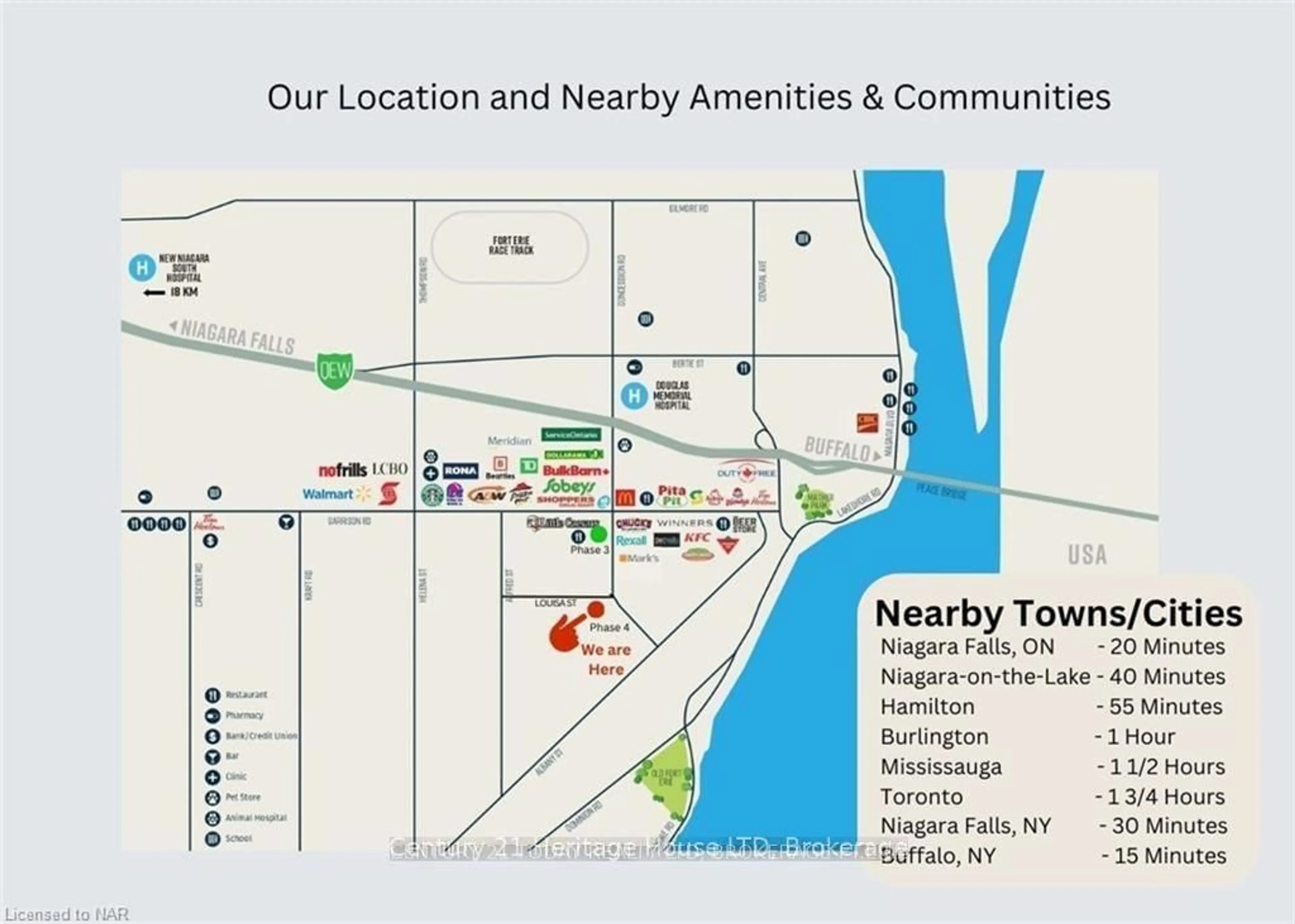 Picture of a map for Lot 11 Burwell St, Fort Erie Ontario L2A 0E2