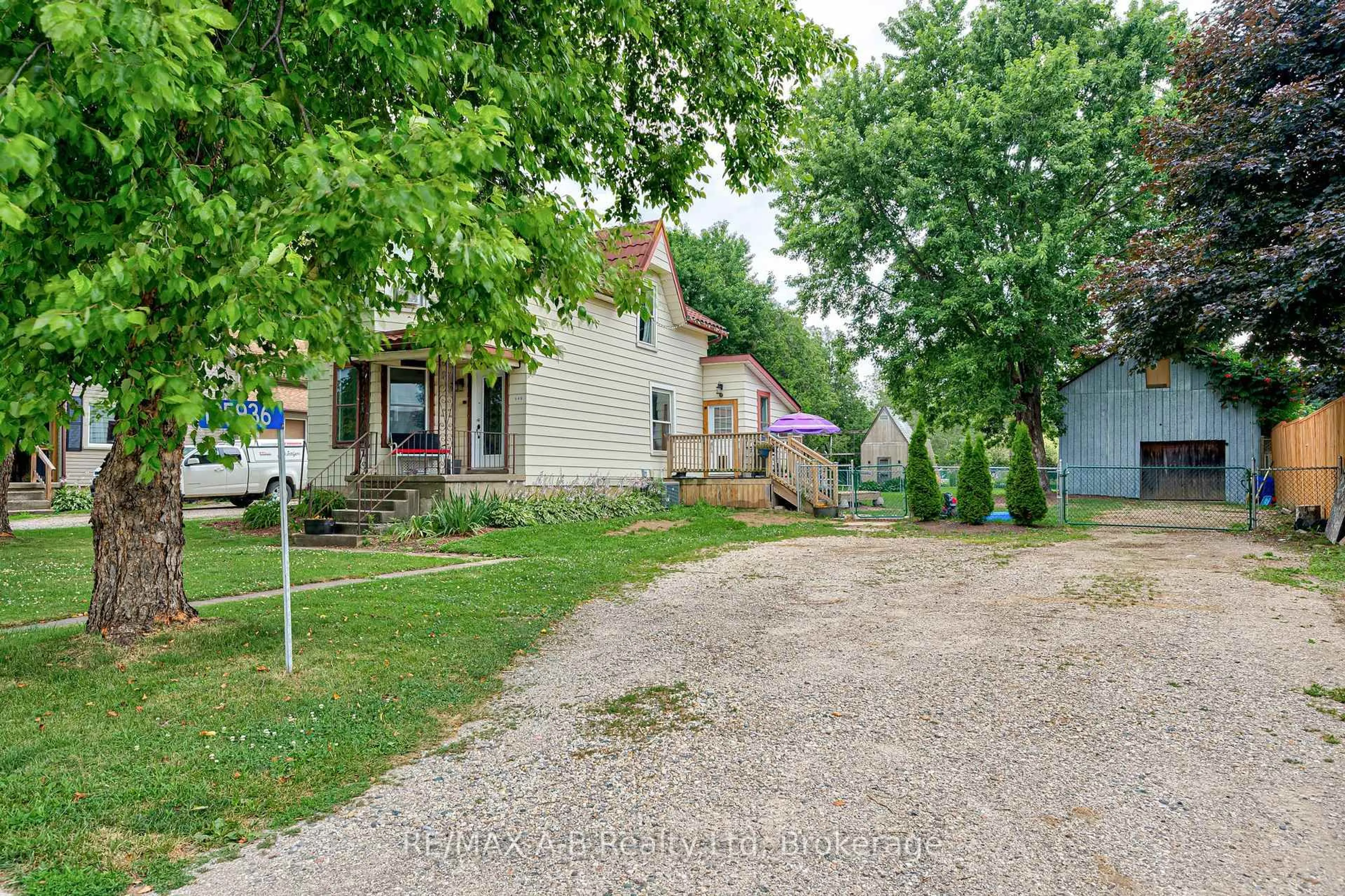 A pic from outside/outdoor area/front of a property/back of a property/a pic from drone, street for 195936 19TH Line, Zorra Ontario N0M 2C0