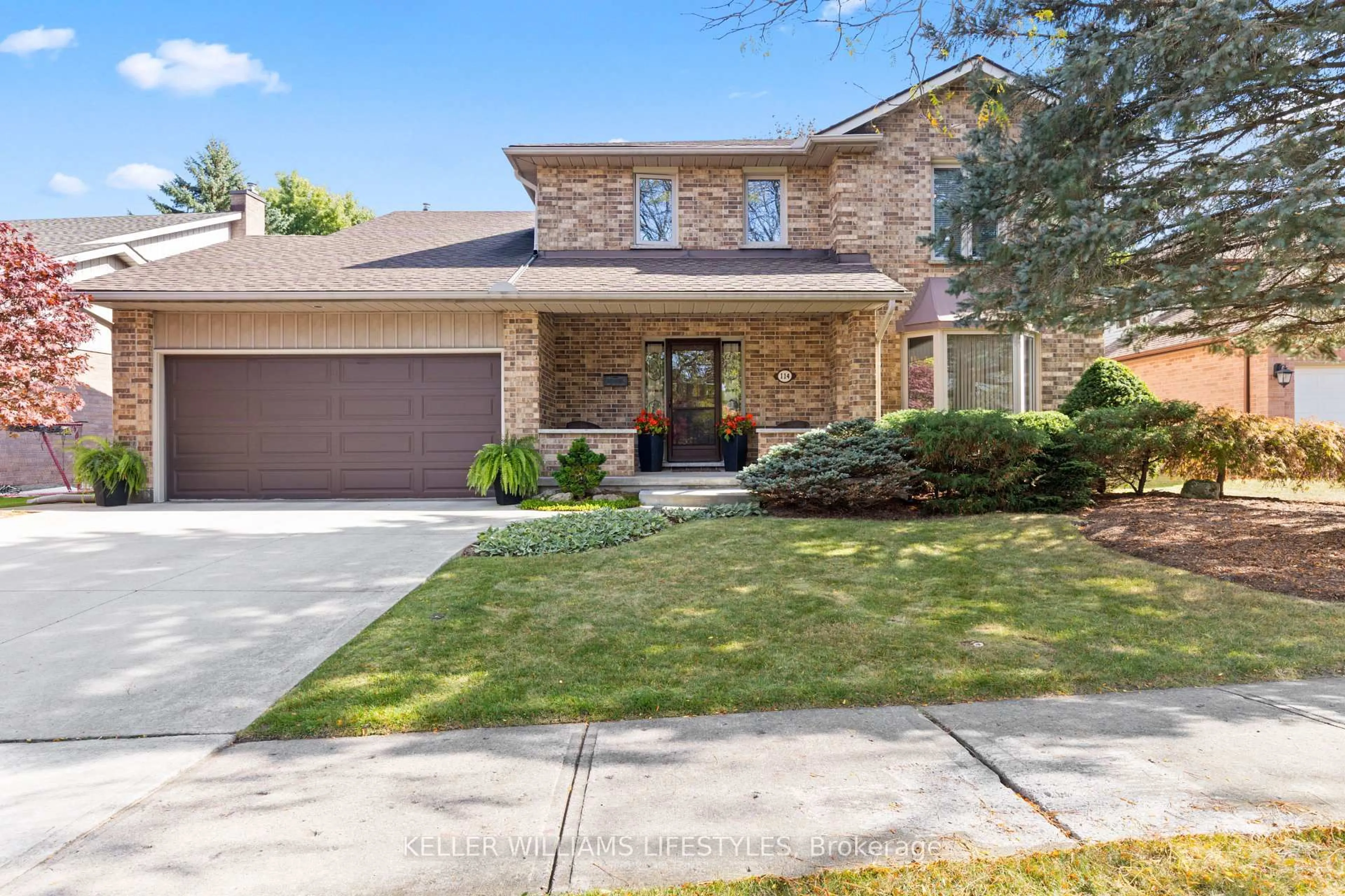 Home with brick exterior material, street for 114 Monte Vista Cres, London South Ontario N6J 4P3