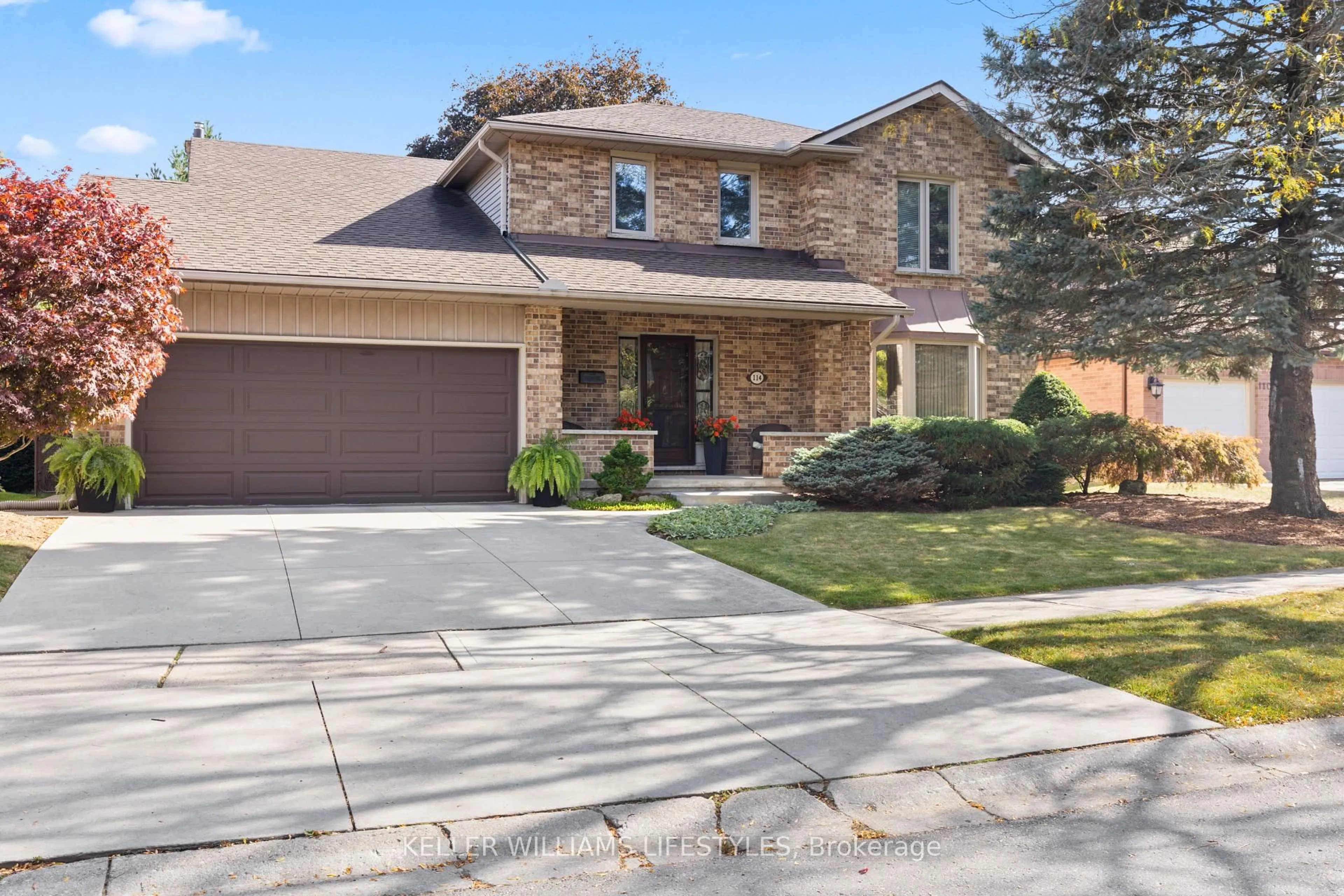 Home with brick exterior material, street for 114 Monte Vista Cres, London South Ontario N6J 4P3