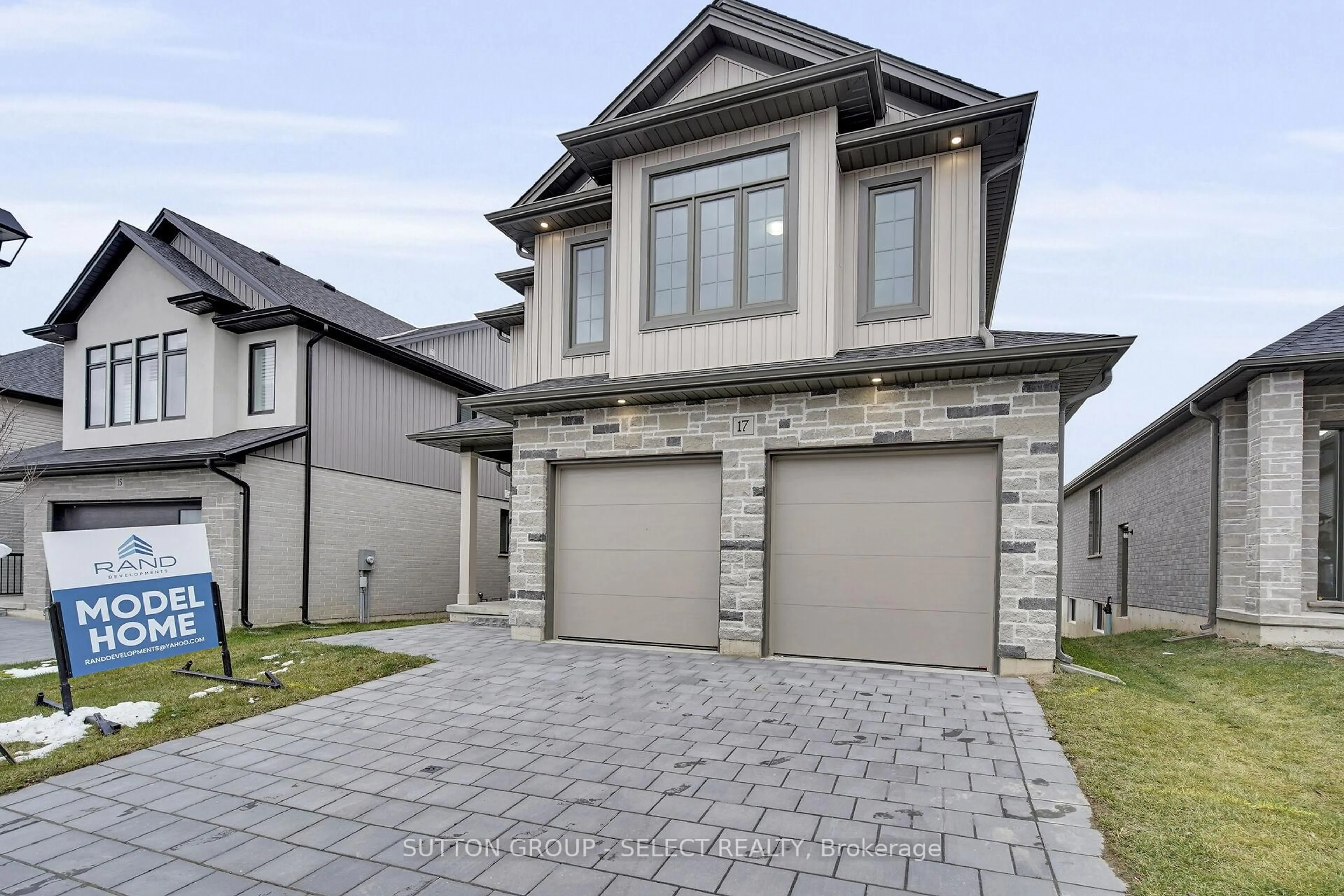Home with brick exterior material, street for 7966 Fallon Dr #17, Lucan Biddulph Ontario N0M 1V0