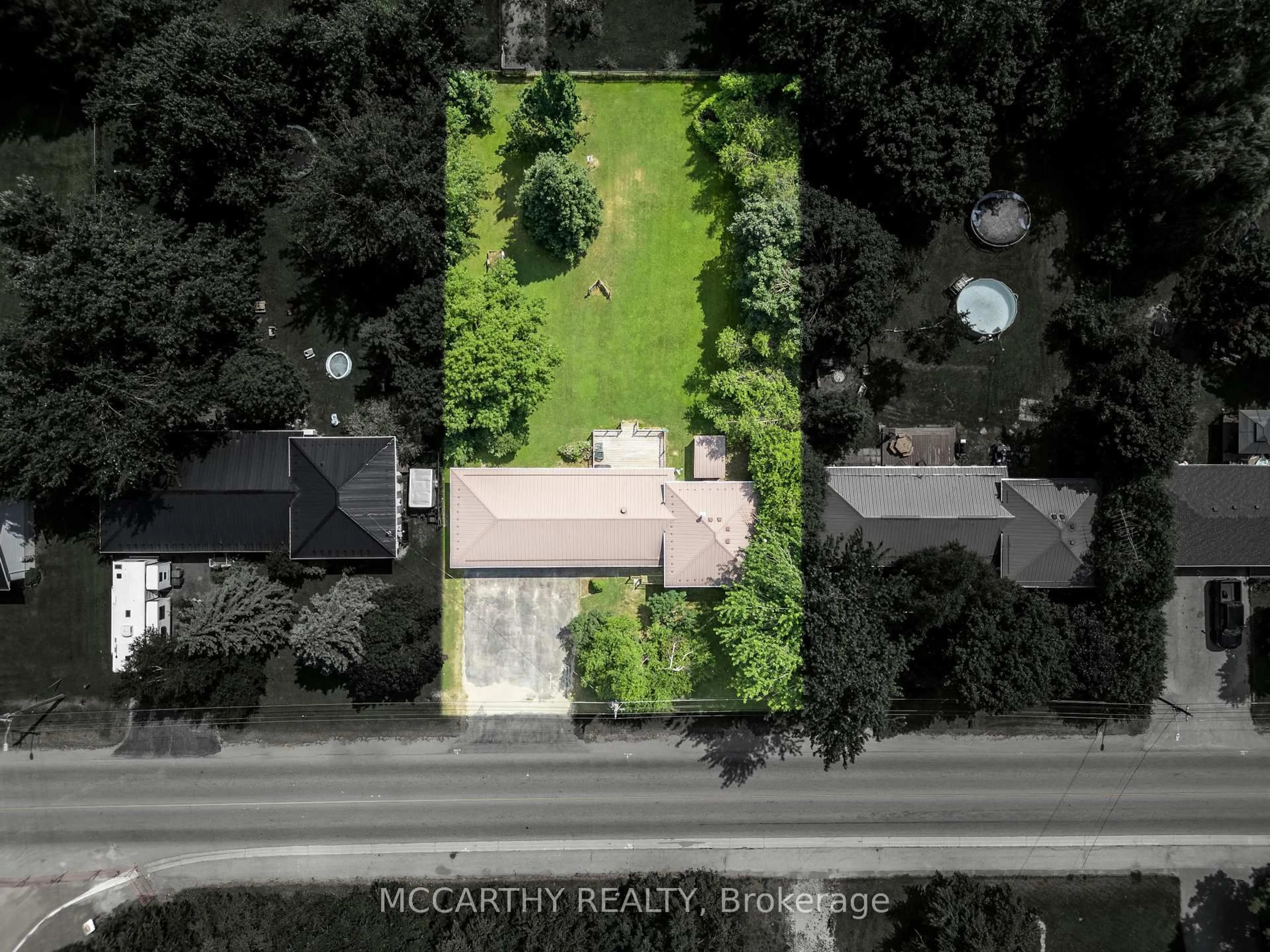 A pic from outside/outdoor area/front of a property/back of a property/a pic from drone, street for 380 Main St, Southgate Ontario N0C 1B0
