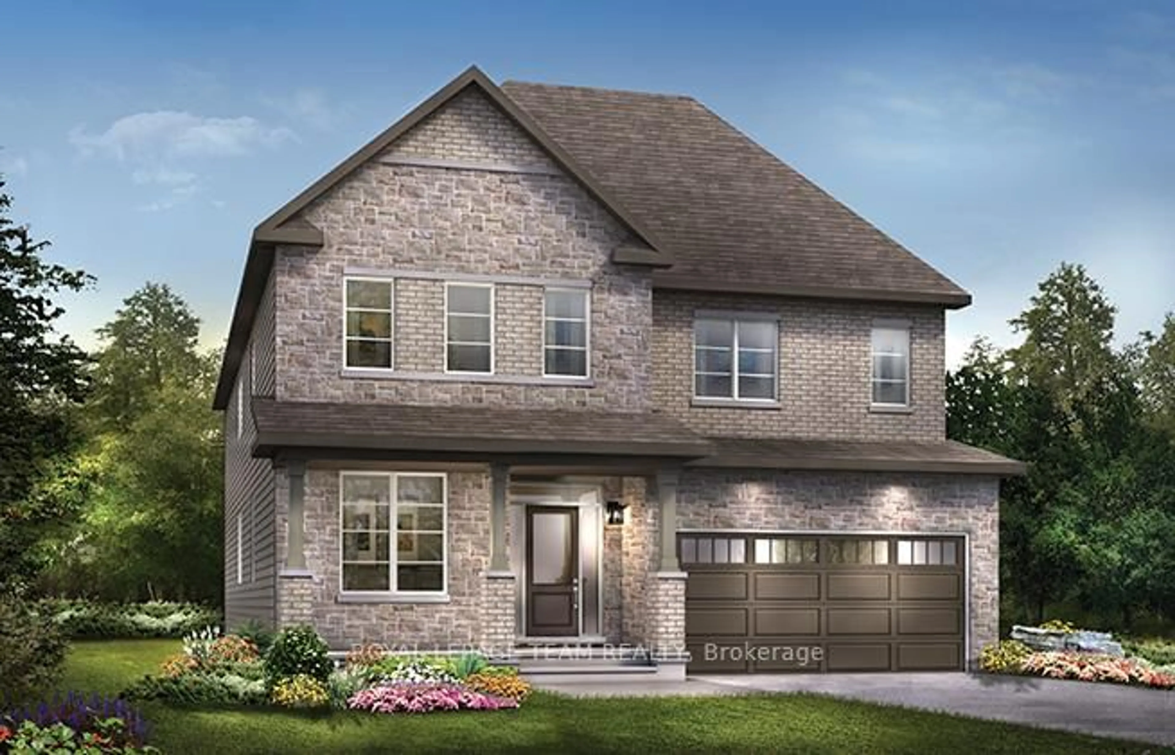 Home with brick exterior material, street for 366 Vibert Douglas Dr, Kanata Ontario K2W 0M4
