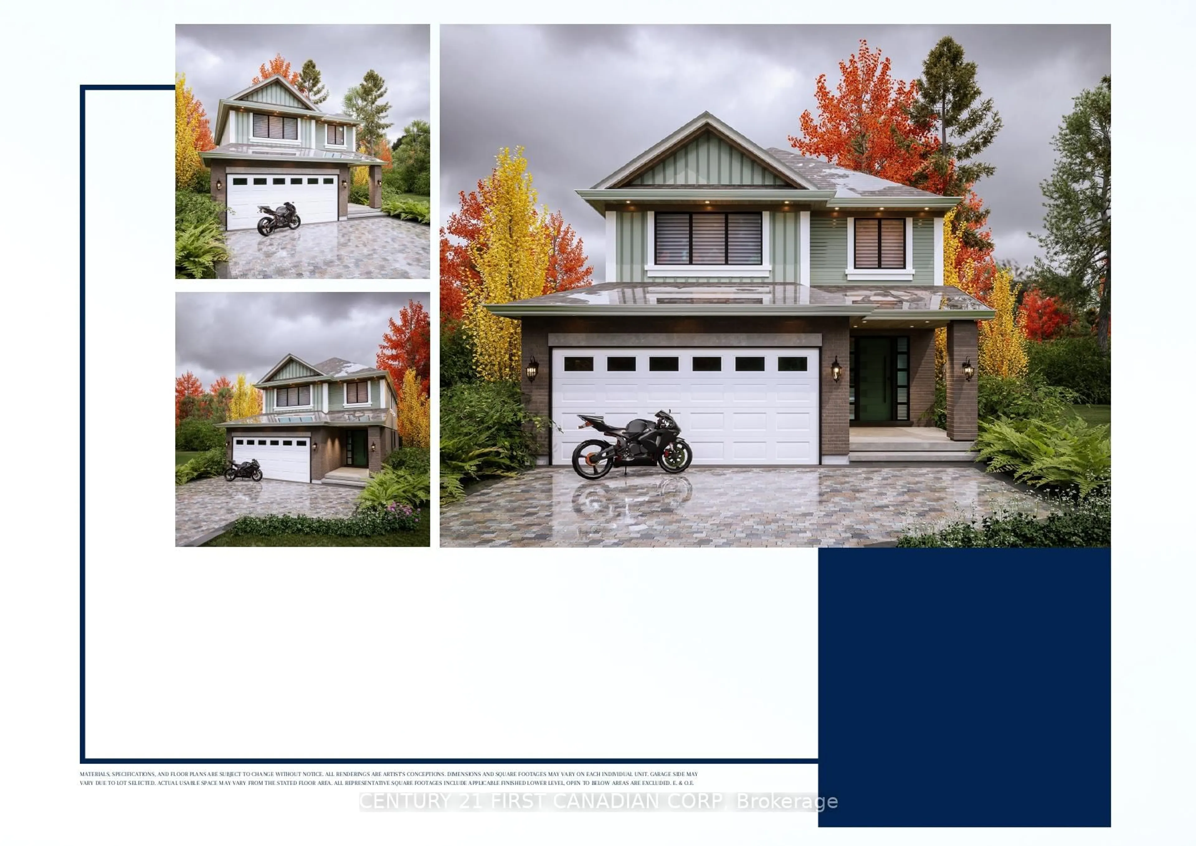 Home with vinyl exterior material, street for 125 Holloway Tr, Middlesex Centre Ontario N0M 2A0