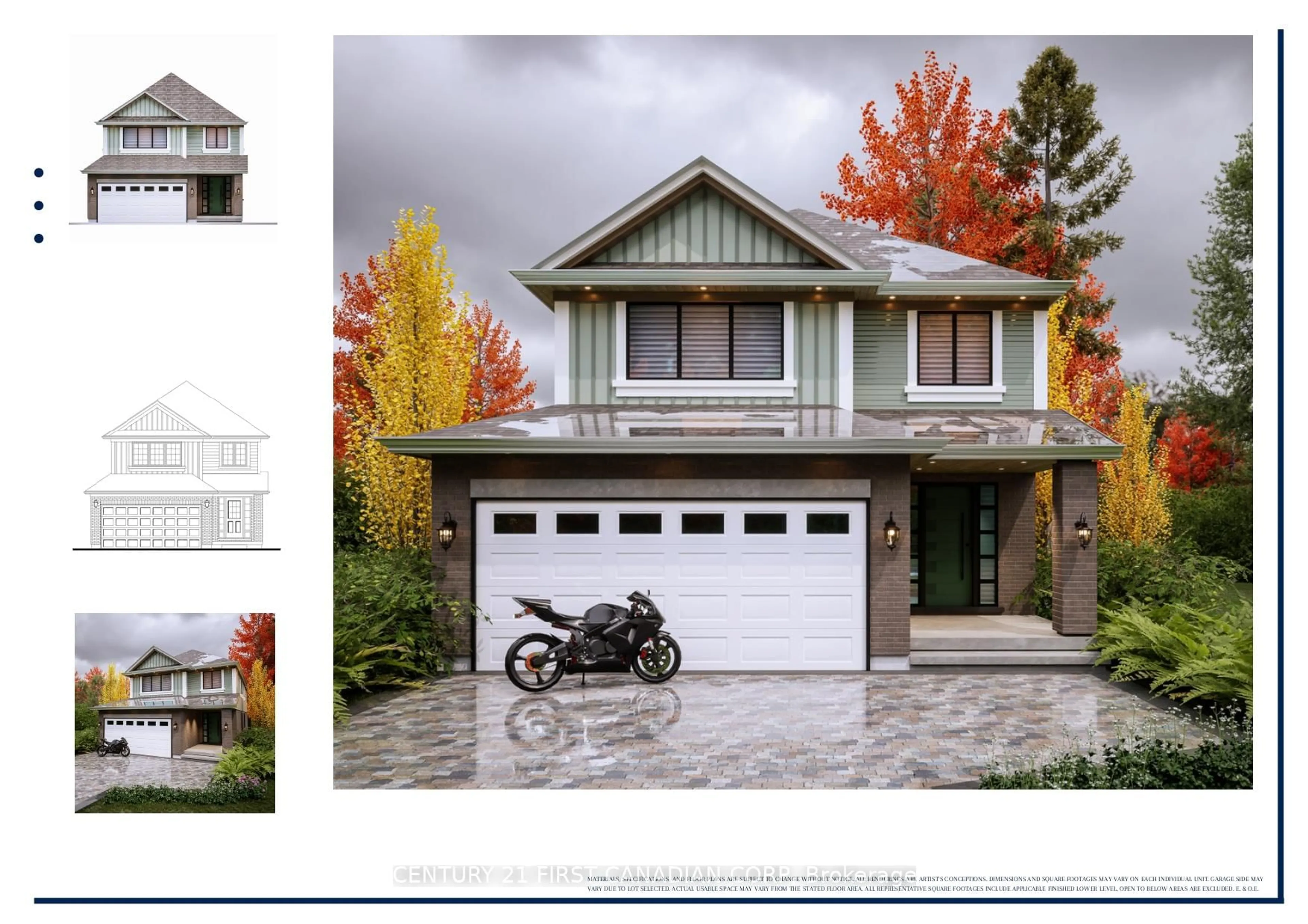 Home with vinyl exterior material, street for 125 Holloway Tr, Middlesex Centre Ontario N0M 2A0